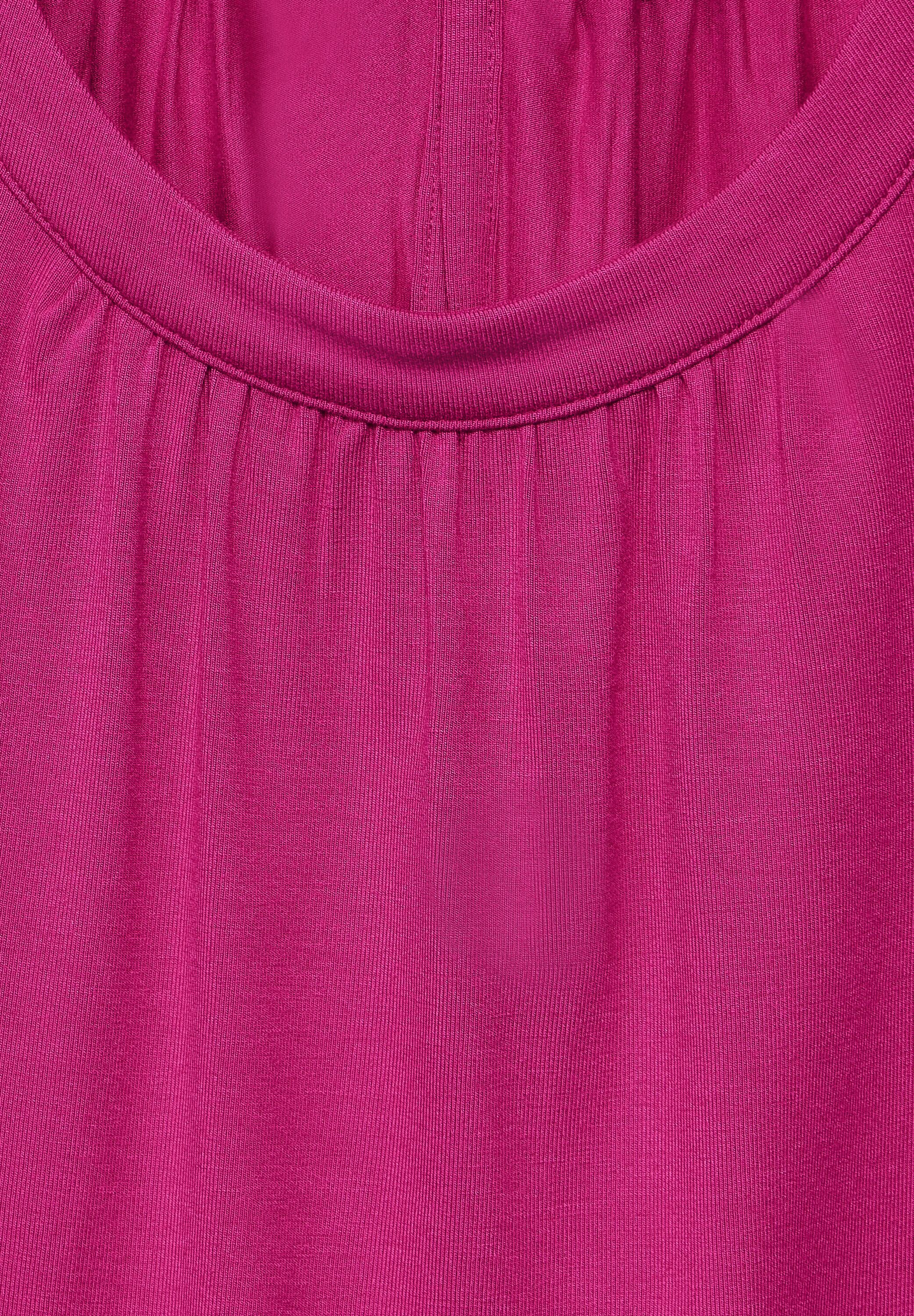 STREET ONE Shirttop van een viscose-elastaan mengsel