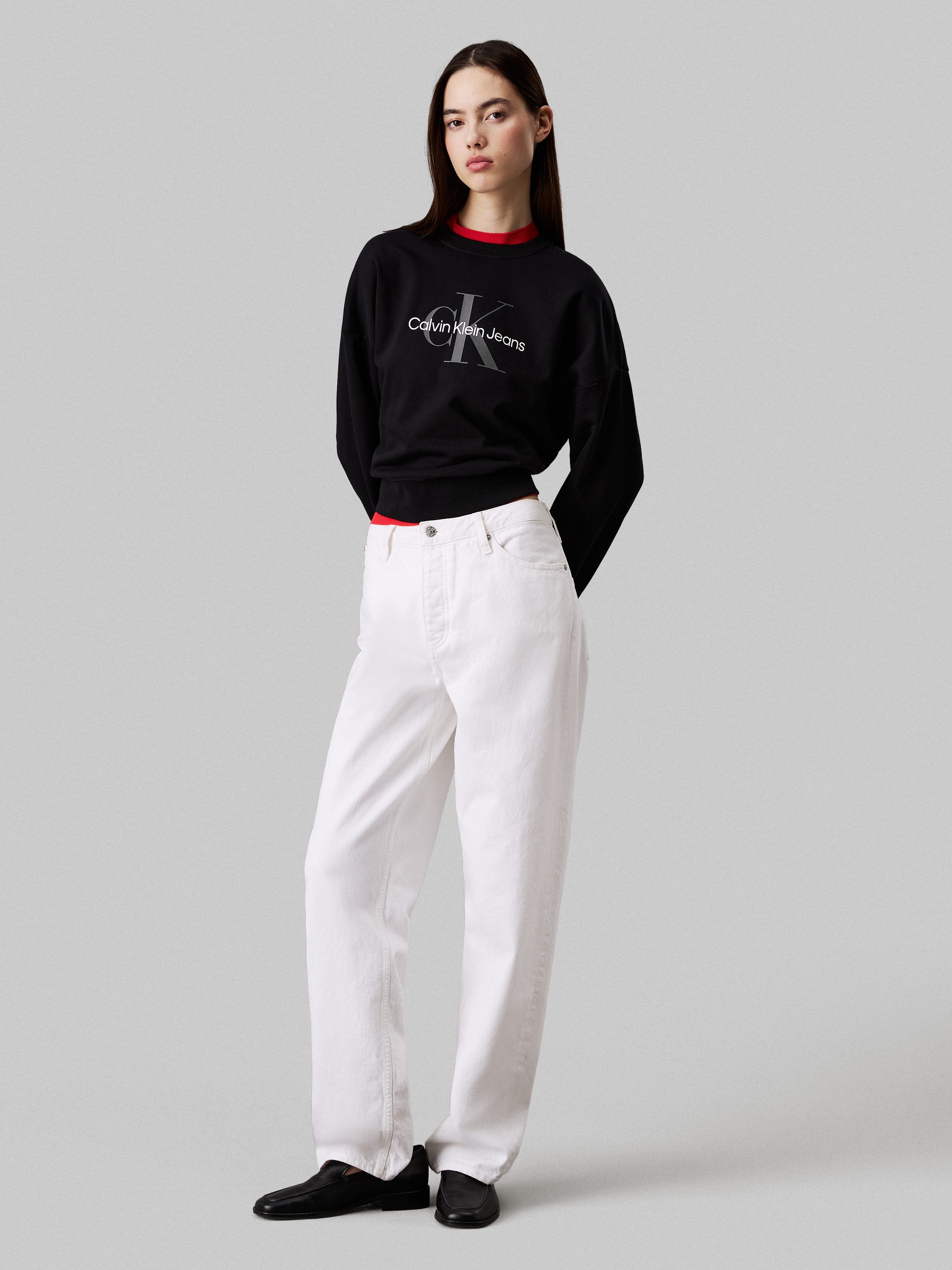 Calvin Klein Sweatshirt LS MNLG FRNCH TRRY R