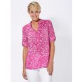 classic basics gedessineerde blouse roze