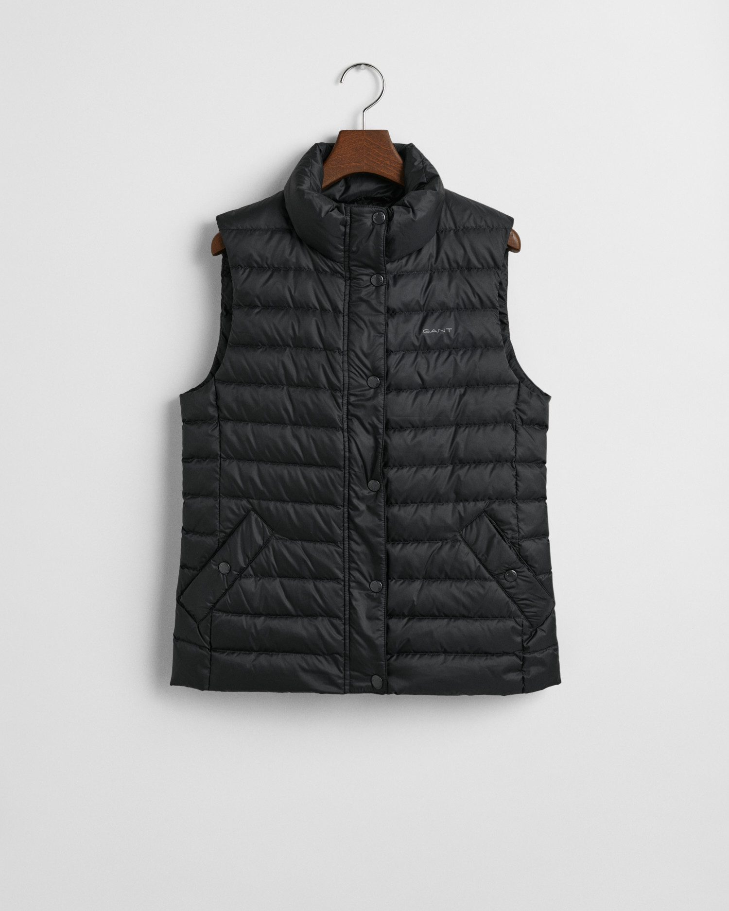 Gant Bodywarmer LIGHT DOWN VEST met logoprint op borsthoogte