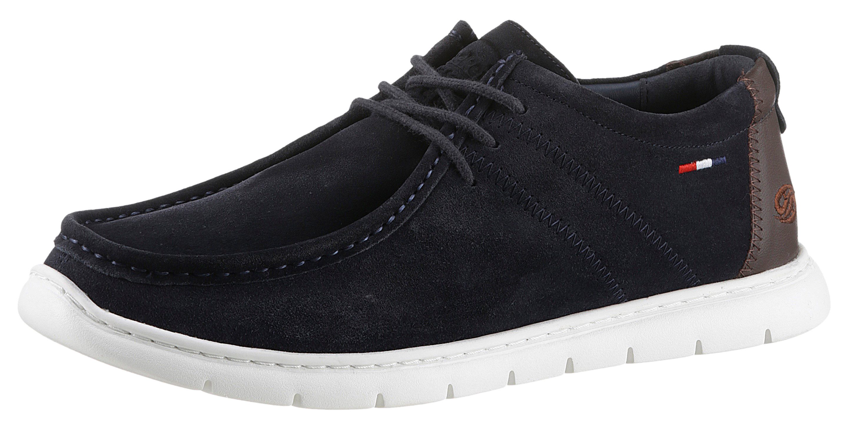 Dockers by Gerli Veterschoenen moccasin, zomerschoen, veterschoen met lichte loopzool heren veterschoenen maat 42 EU blauw