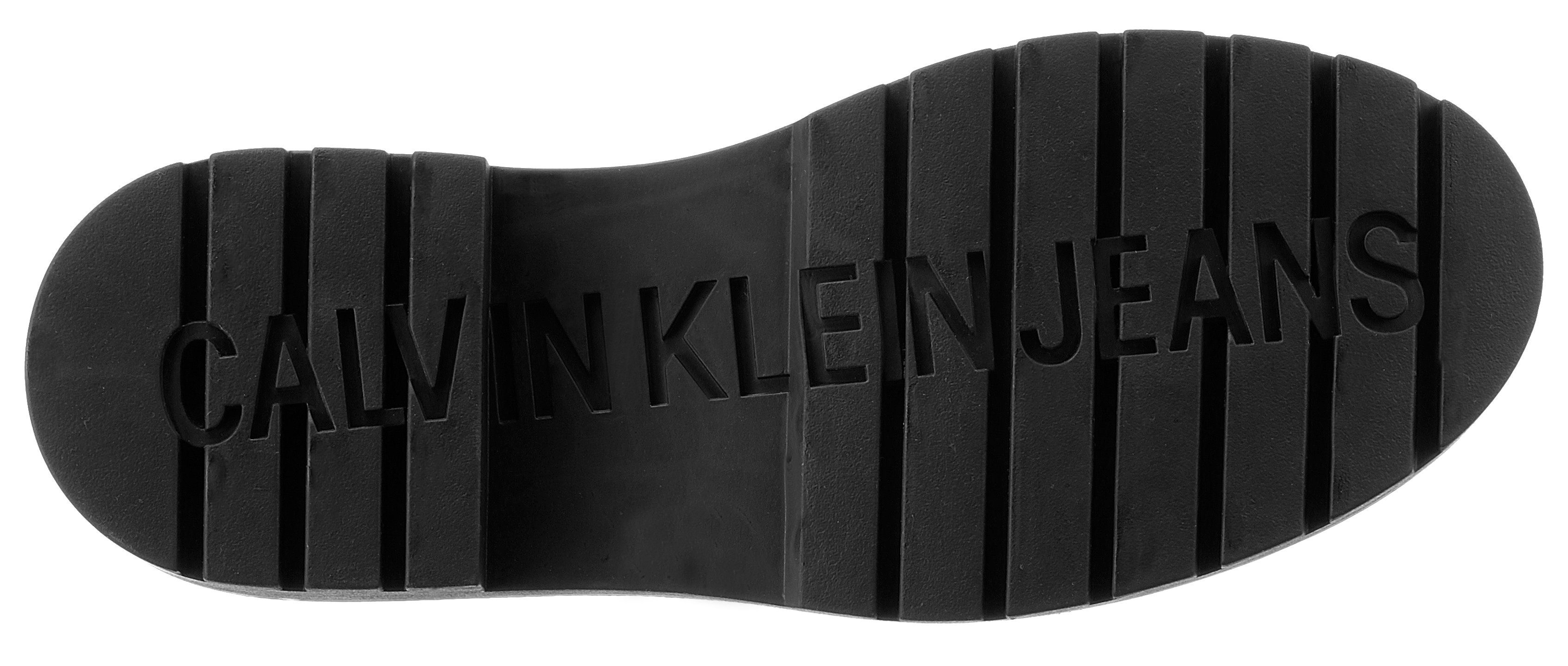 Calvin Klein Rubberlaarsjes MID RAINBOOT CHELSEA chelseaboots, enkellaars met coole instap