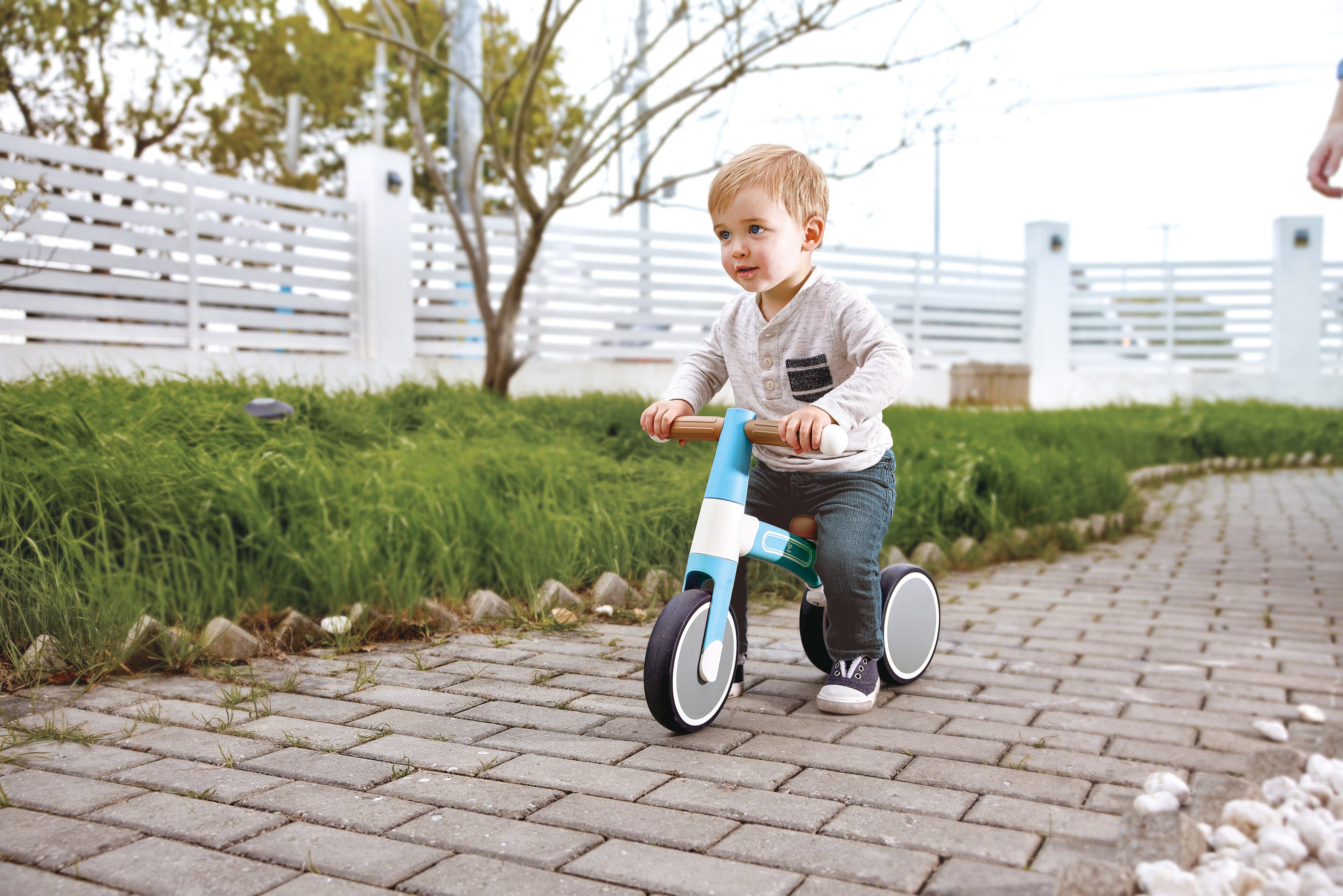 Hape Driewieler Mijn eerste loop-driewieler, lichtturquoise