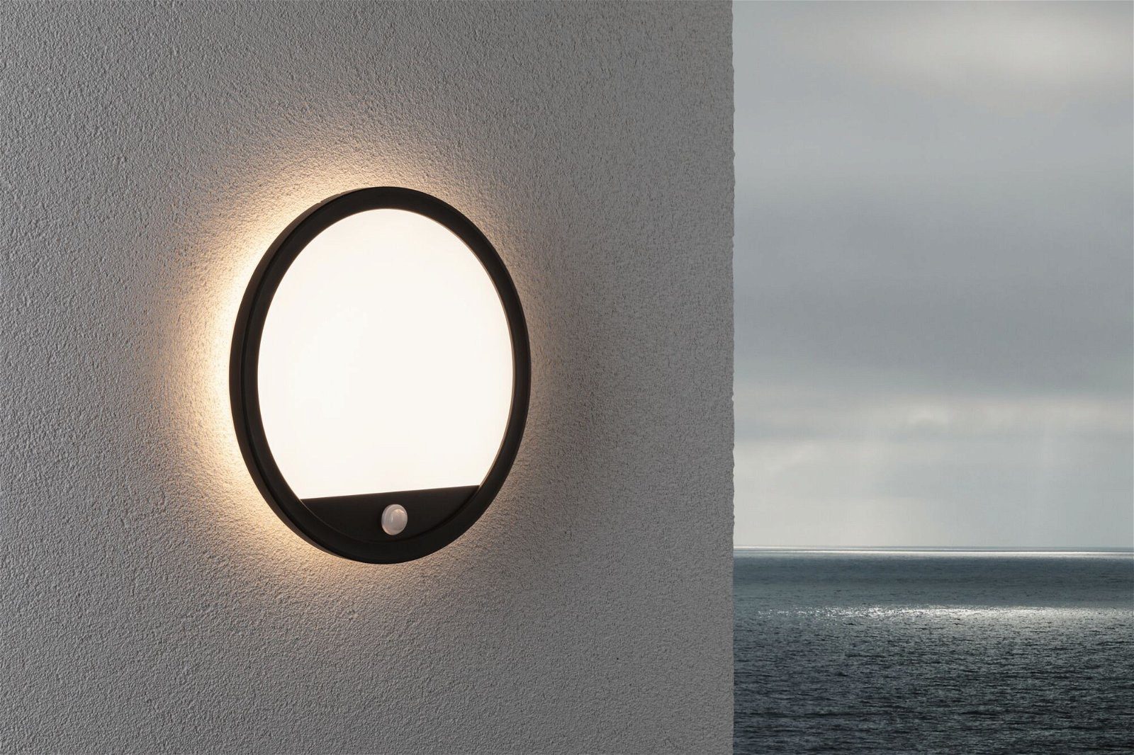 Paulmann Led-wandlamp voor buiten Buitenpaneel Lamina rond 280mm 3000K 14,5W 1200lm 230V kunststof (1 stuk)