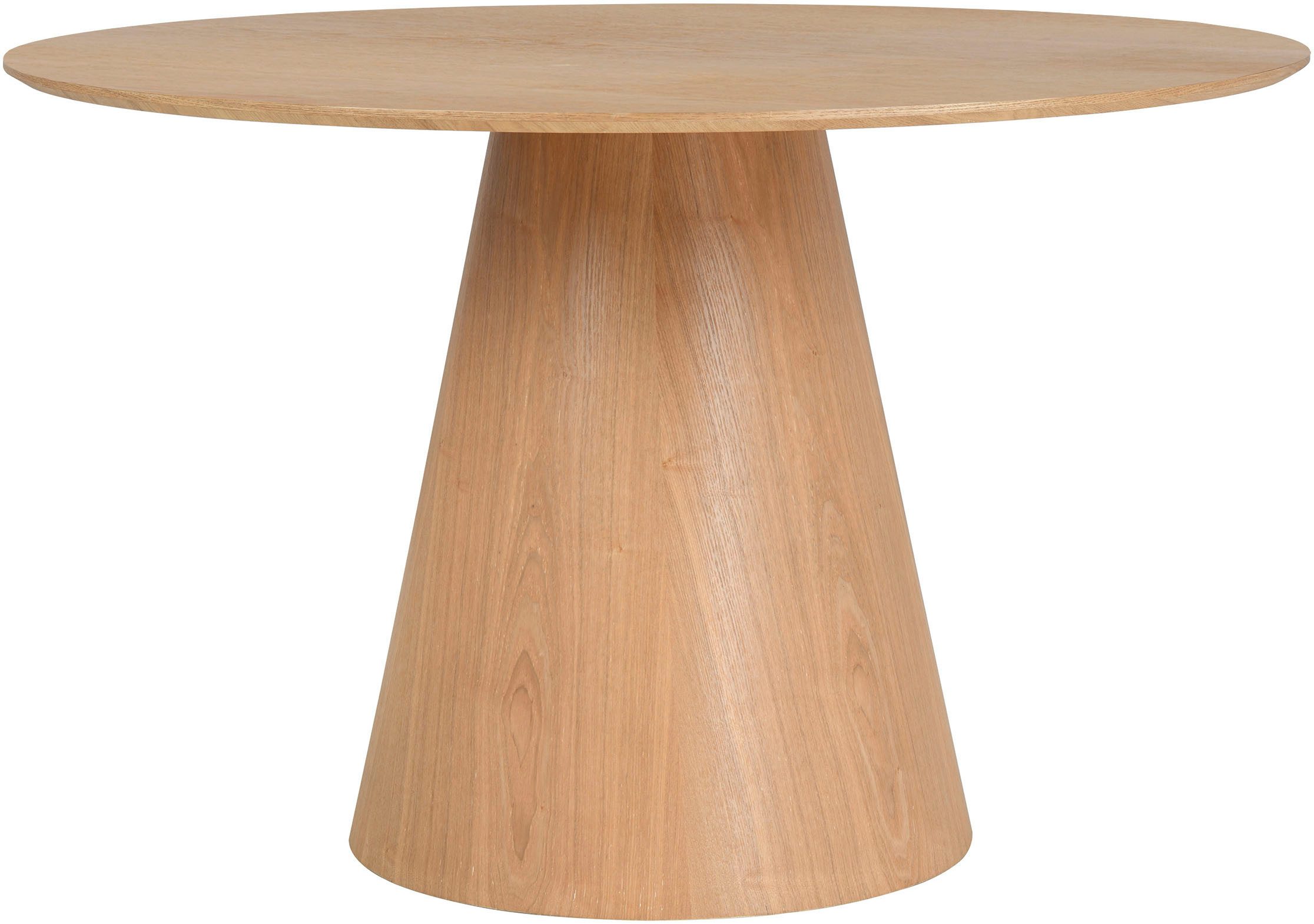 byLIVING Eettafel Rond met echt houtfineer eiken natuur, rond, diameter 120 cm