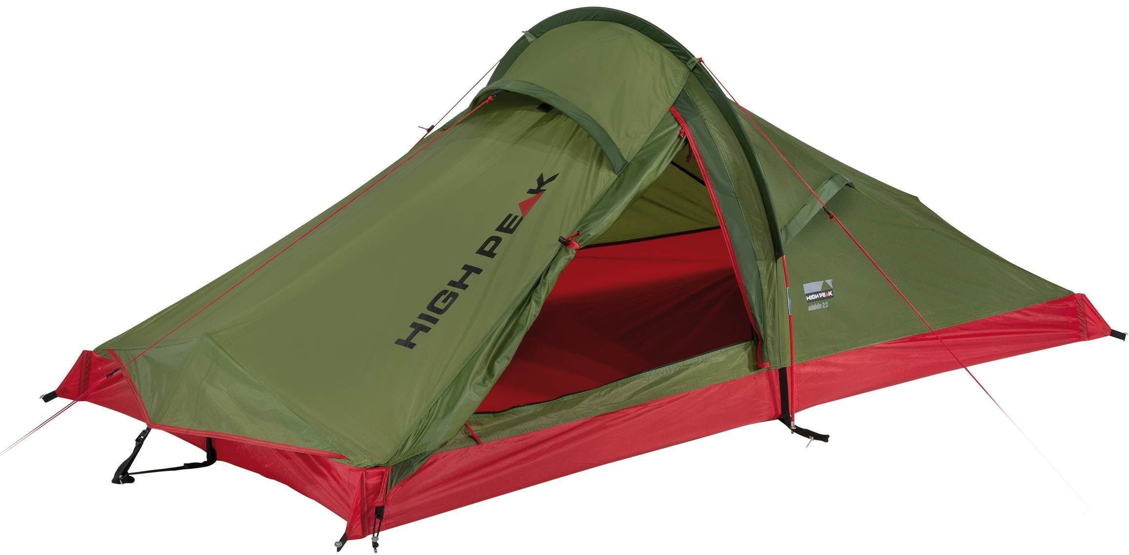 High Peak Koepeltent Siskin 2.0 LW Aluminiumtrekstang tenten groen