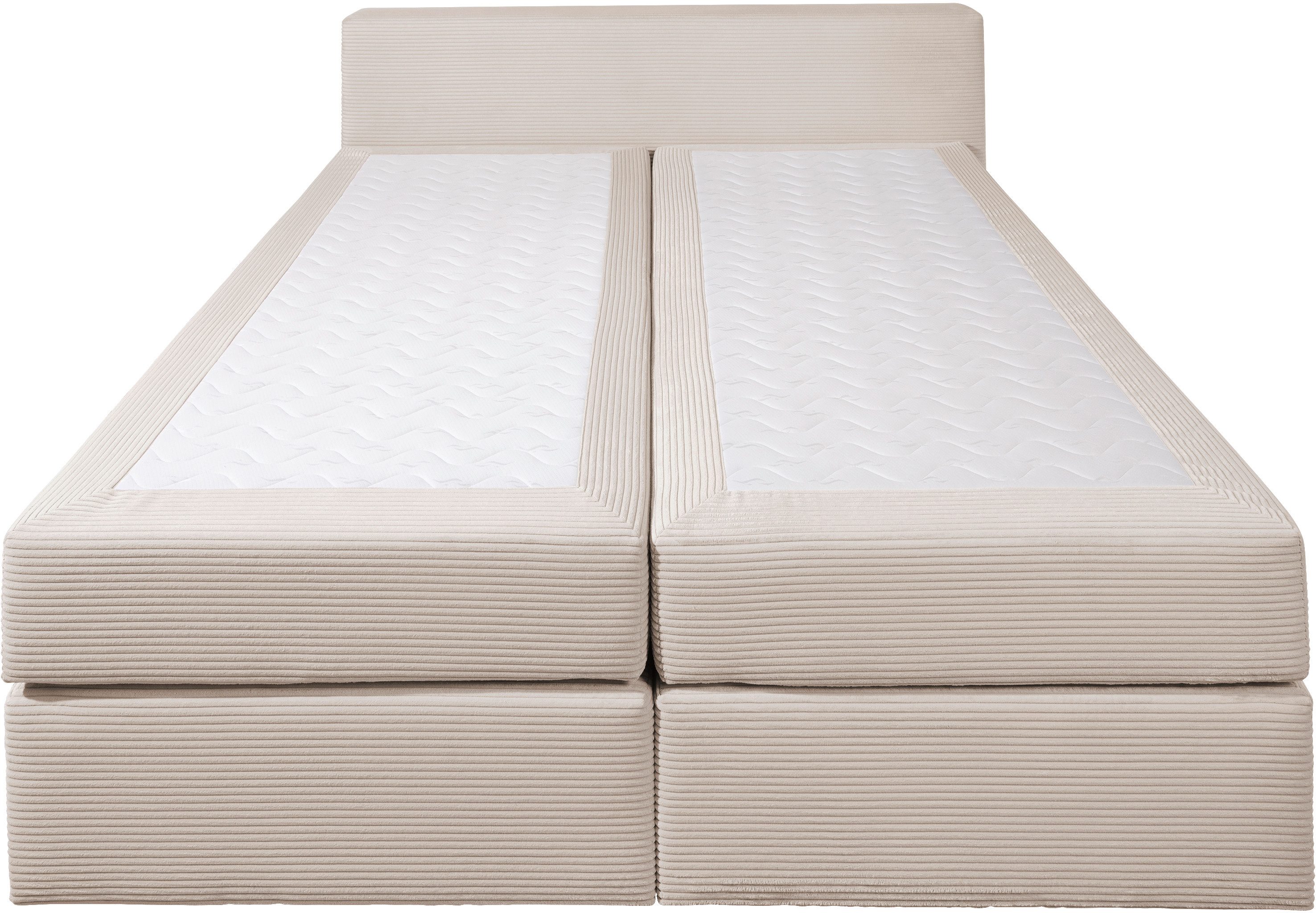 andas Boxspring Åby In cord bekleding, optioneel met en zonder matras verkrijgbaar