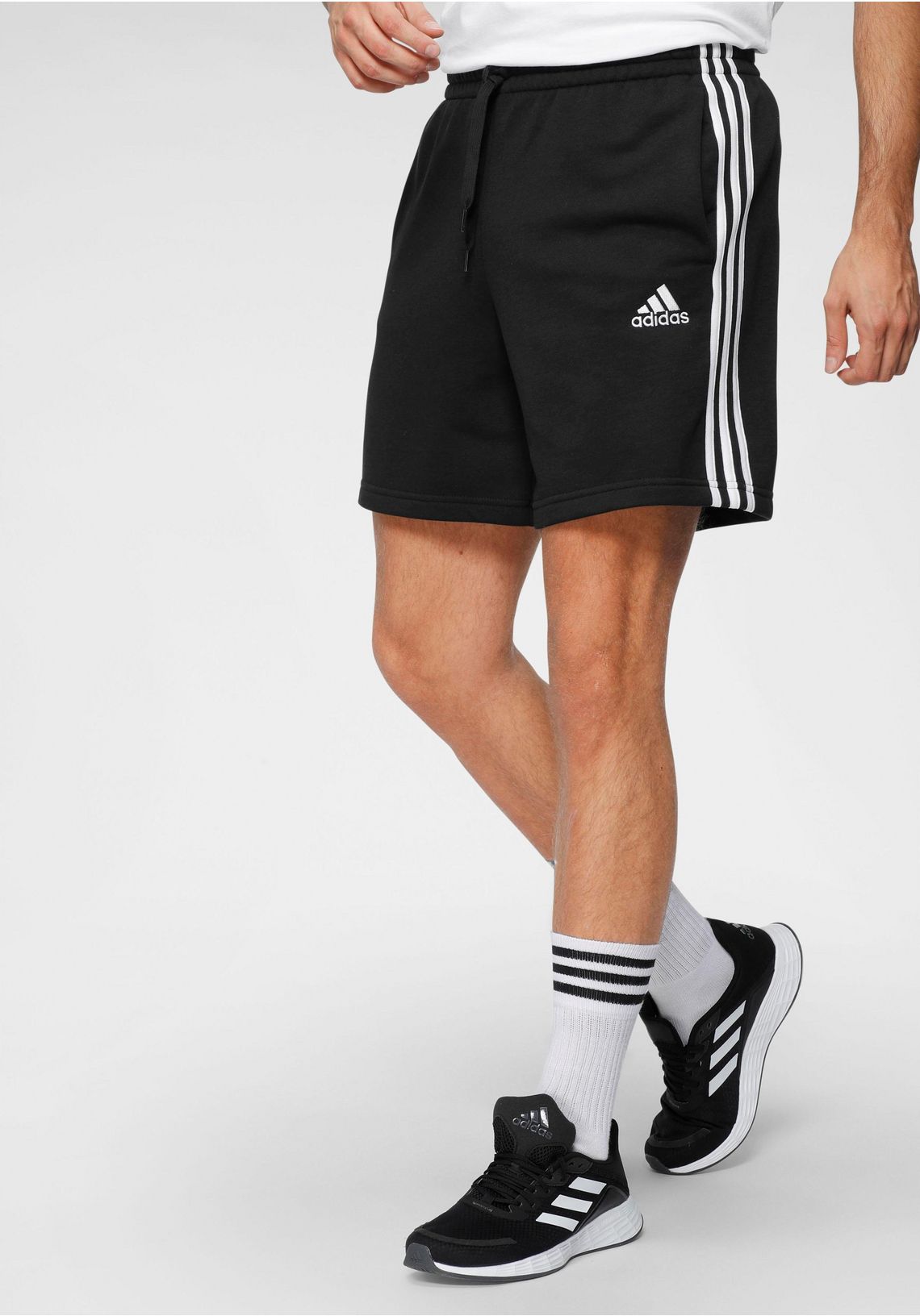 adidas Performance short ESSENTIALS FRENCH TERRY 3-STRIPES SHORTS