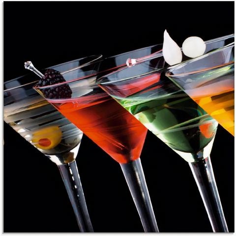 Artland print op glas Klassische Martini Cocktail