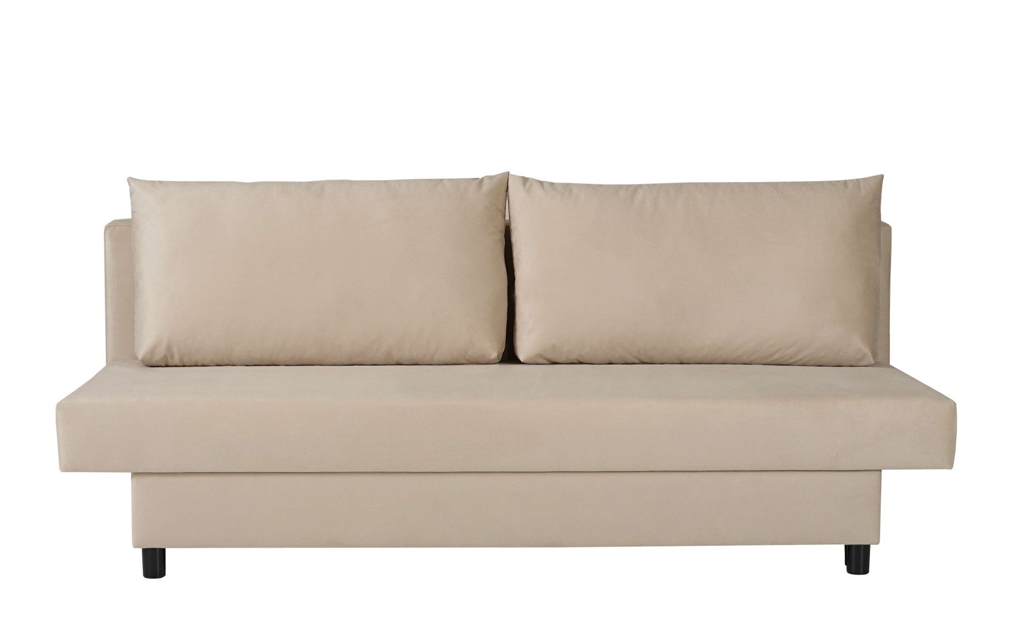 INOSIGN 3-zitsbank SAWYER slaapbank met bedlade en golfvering onderhoudsvriendelijke bekleding: velvet & structuur, b/d/h 193/86/83,5 cm