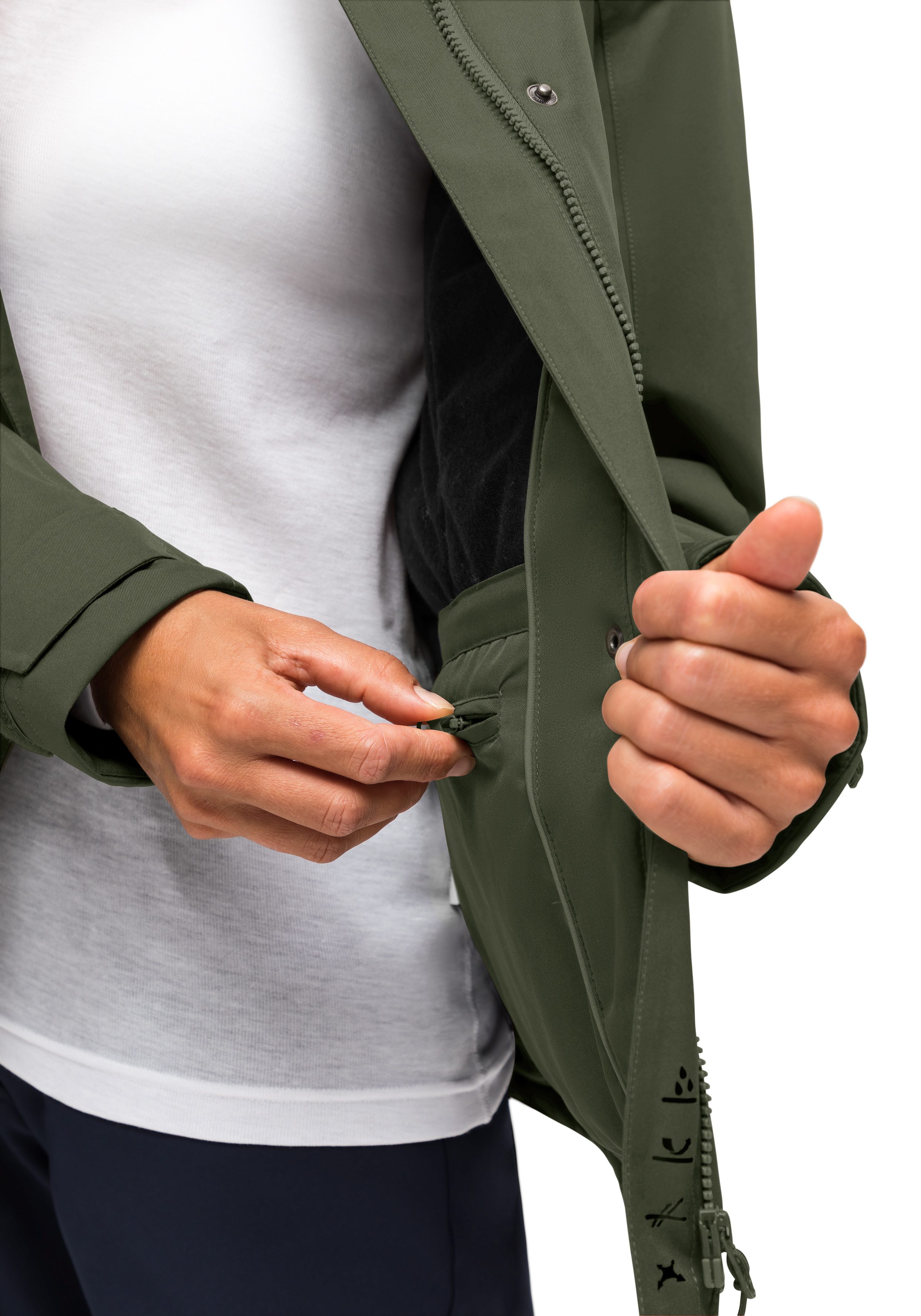 Maier Sports Functioneel jack Lisbon Damesjack warm gewatteerd winterjack wind waterdicht regular fit