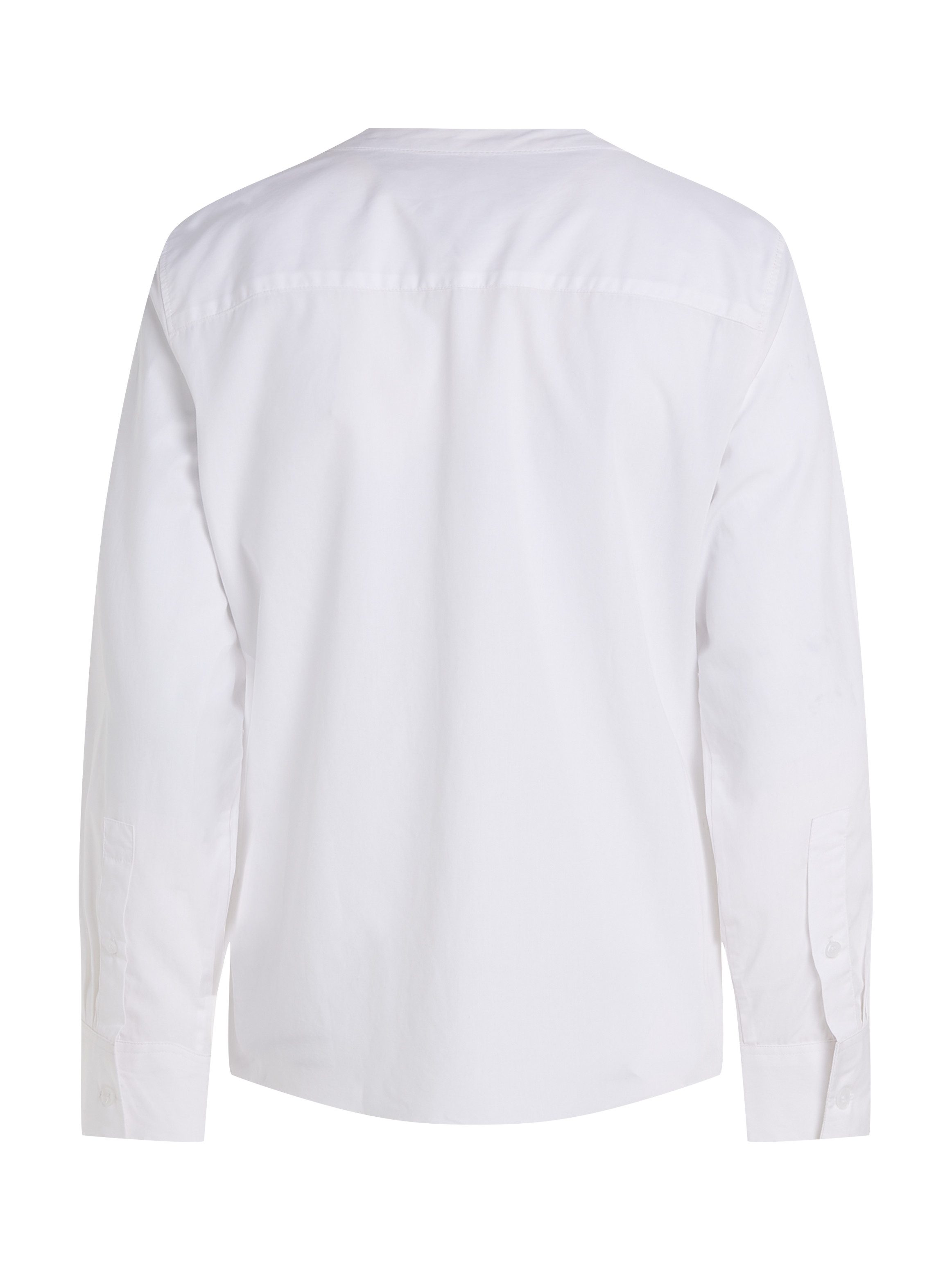 Tommy Hilfiger Shirtblouse COLLARLESS POPLIN REGULAR SHIRT