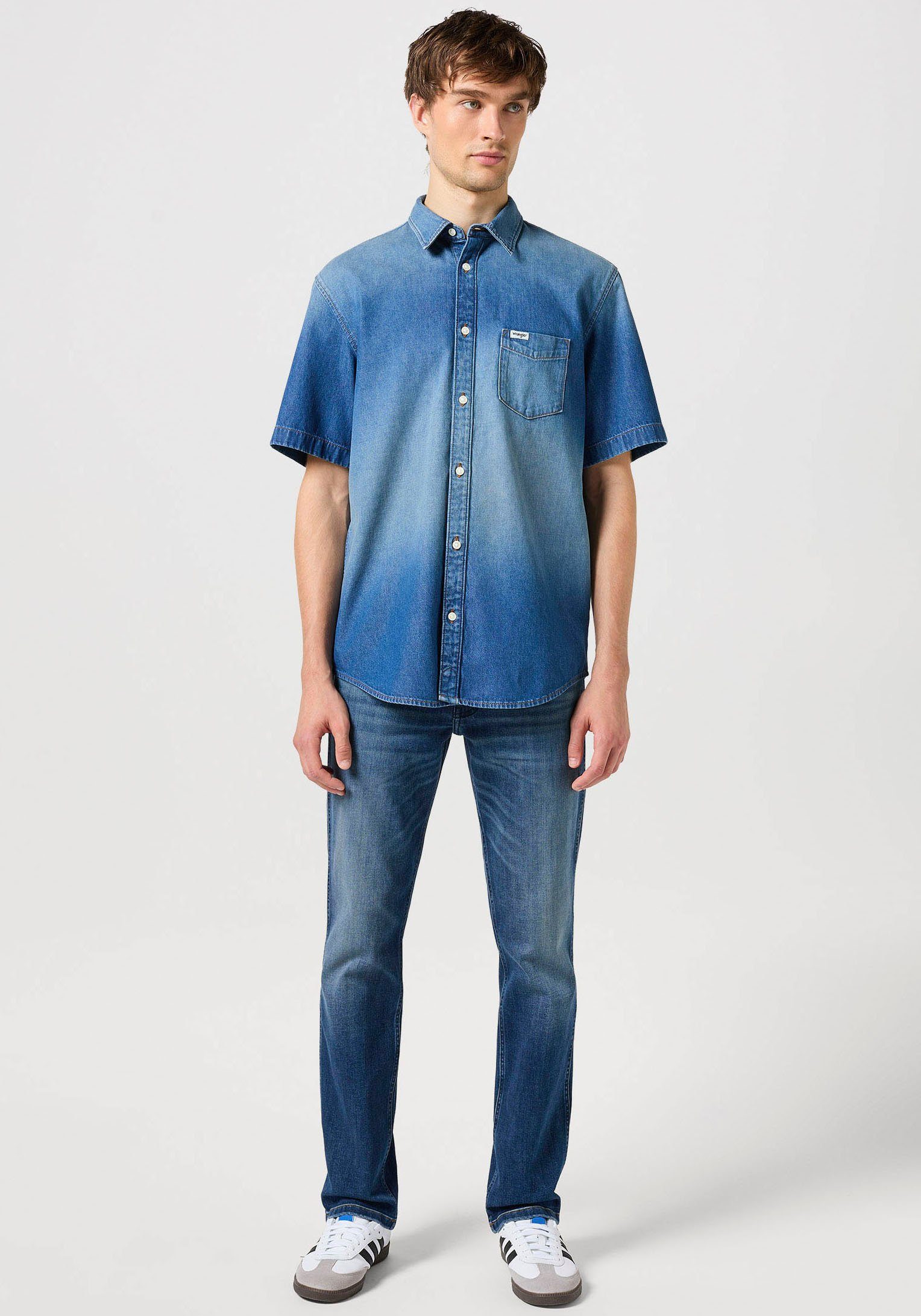 Wrangler Overhemd met korte mouwen KA 1 PKT SHIRT
