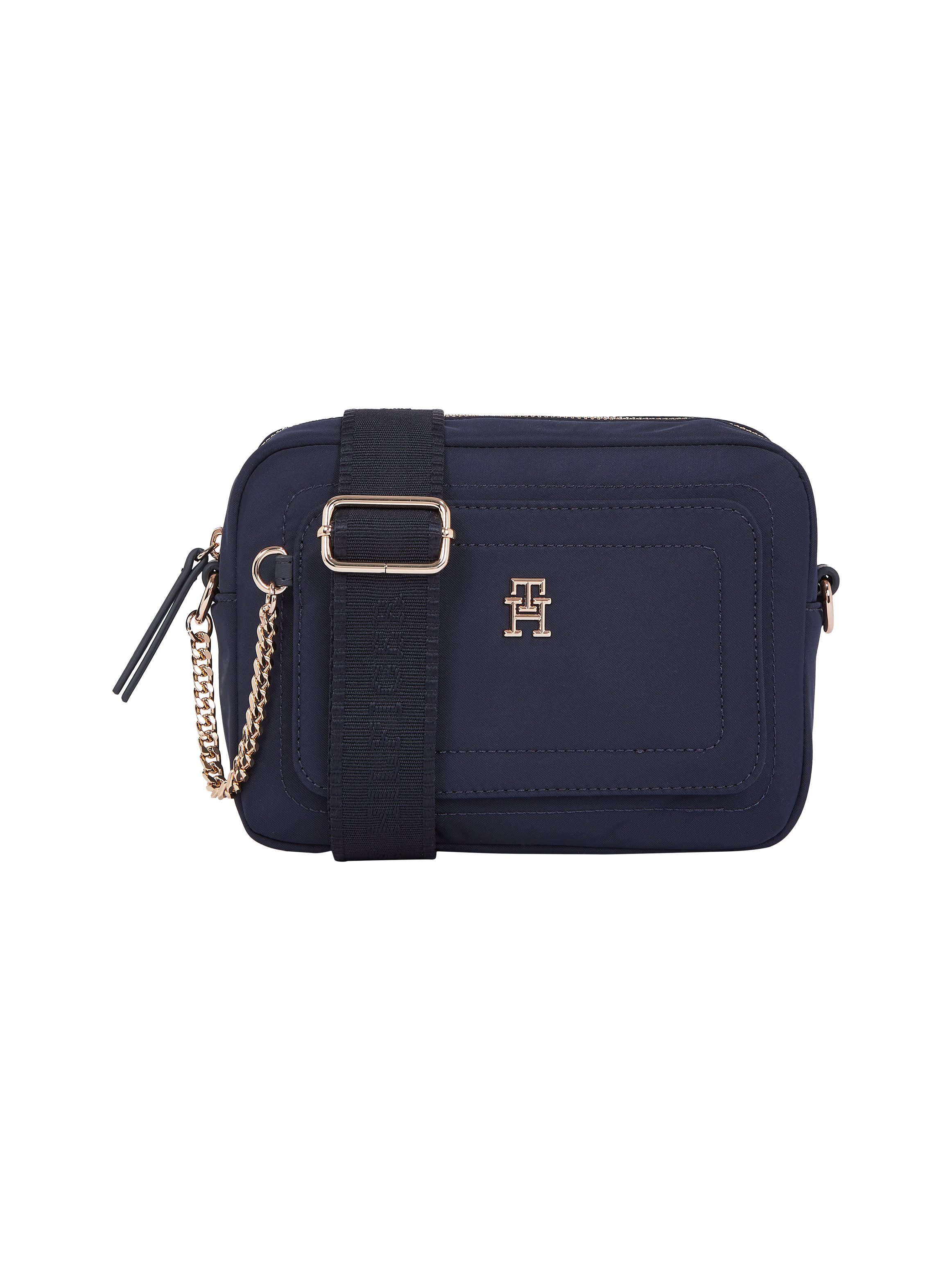 Tommy Hilfiger Schoudertas TH SPRING CAMERA BAG , dames mini bag, schoudertas met verstelbare...