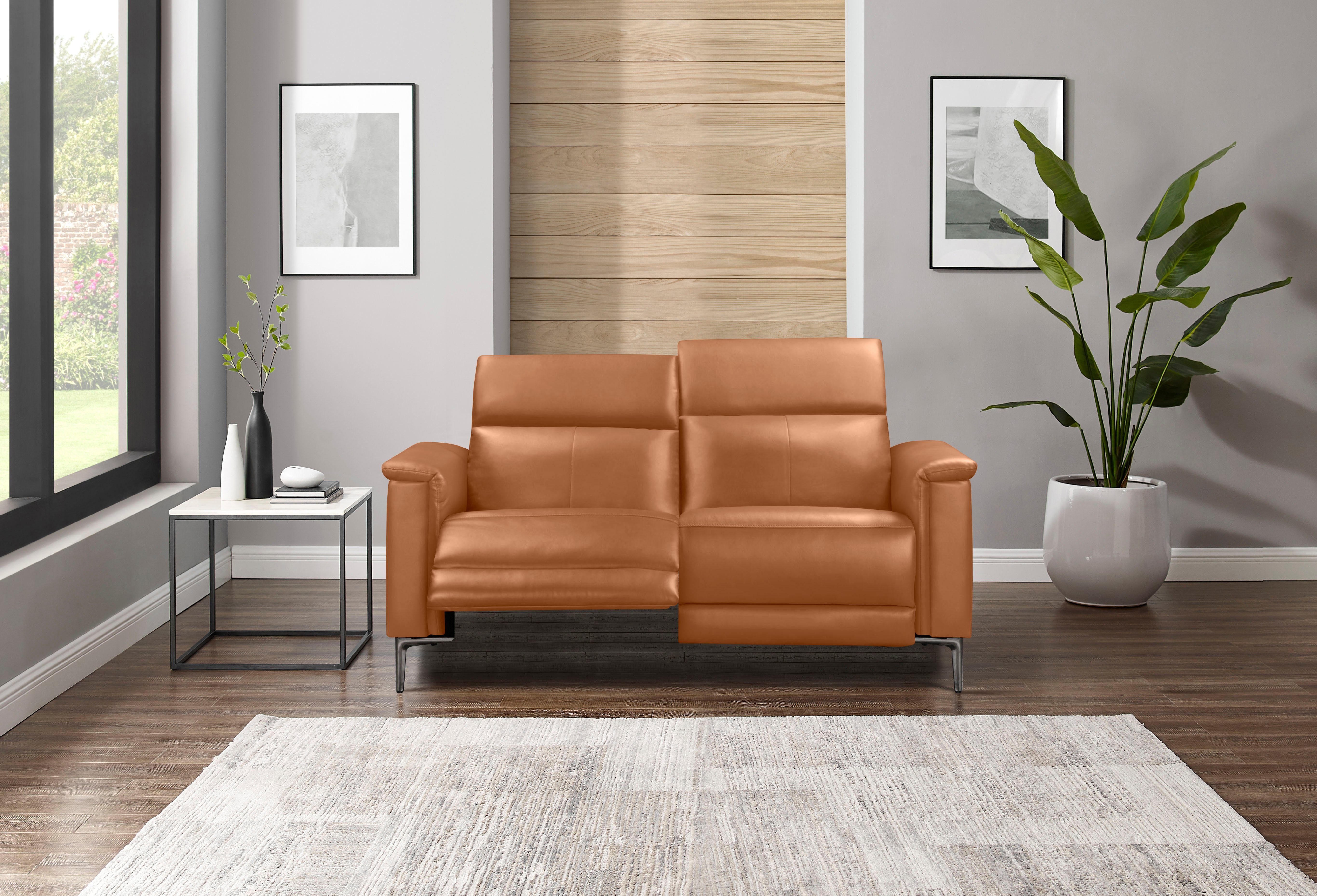 Places of Style 2-zitsbank Lund handmatige of elektrische relaxfunctie en usb-a,
