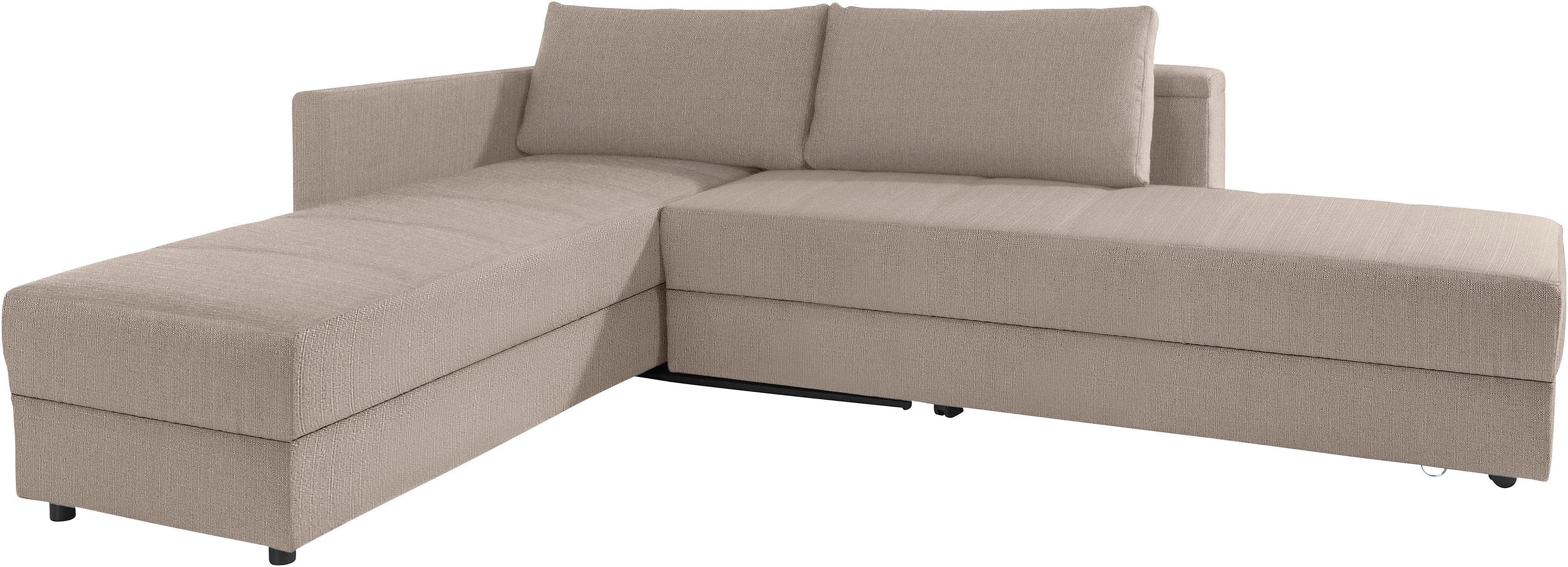 LOOKS BY WOLFGANG JOOP Hoekbank LooksIII L-vorm door draaifunctie tot bed verwisselbaar, inclusief opbergvak