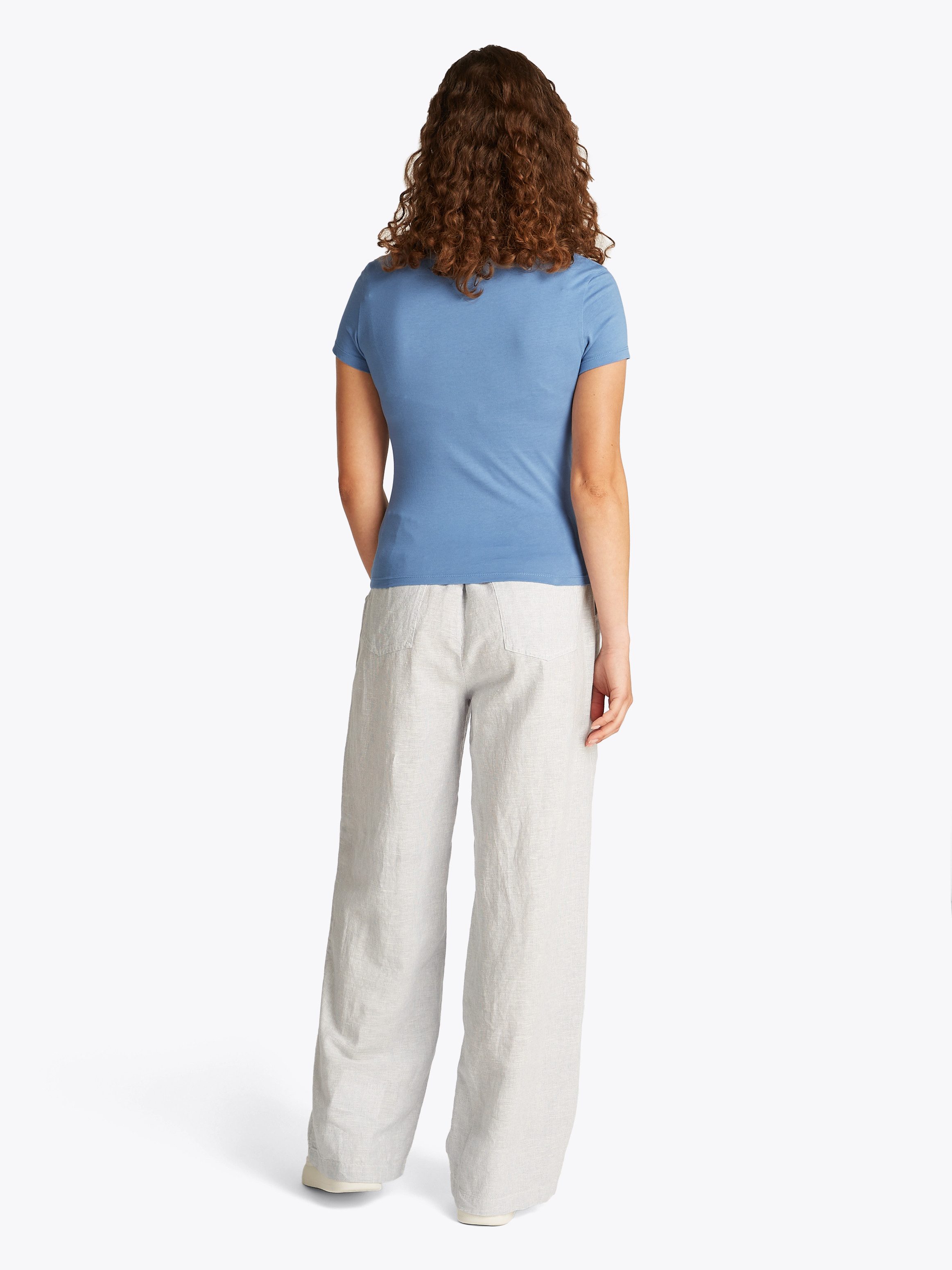 TOMMY JEANS T-shirt TJW SLIM TONAL LINEAR TEE EXT