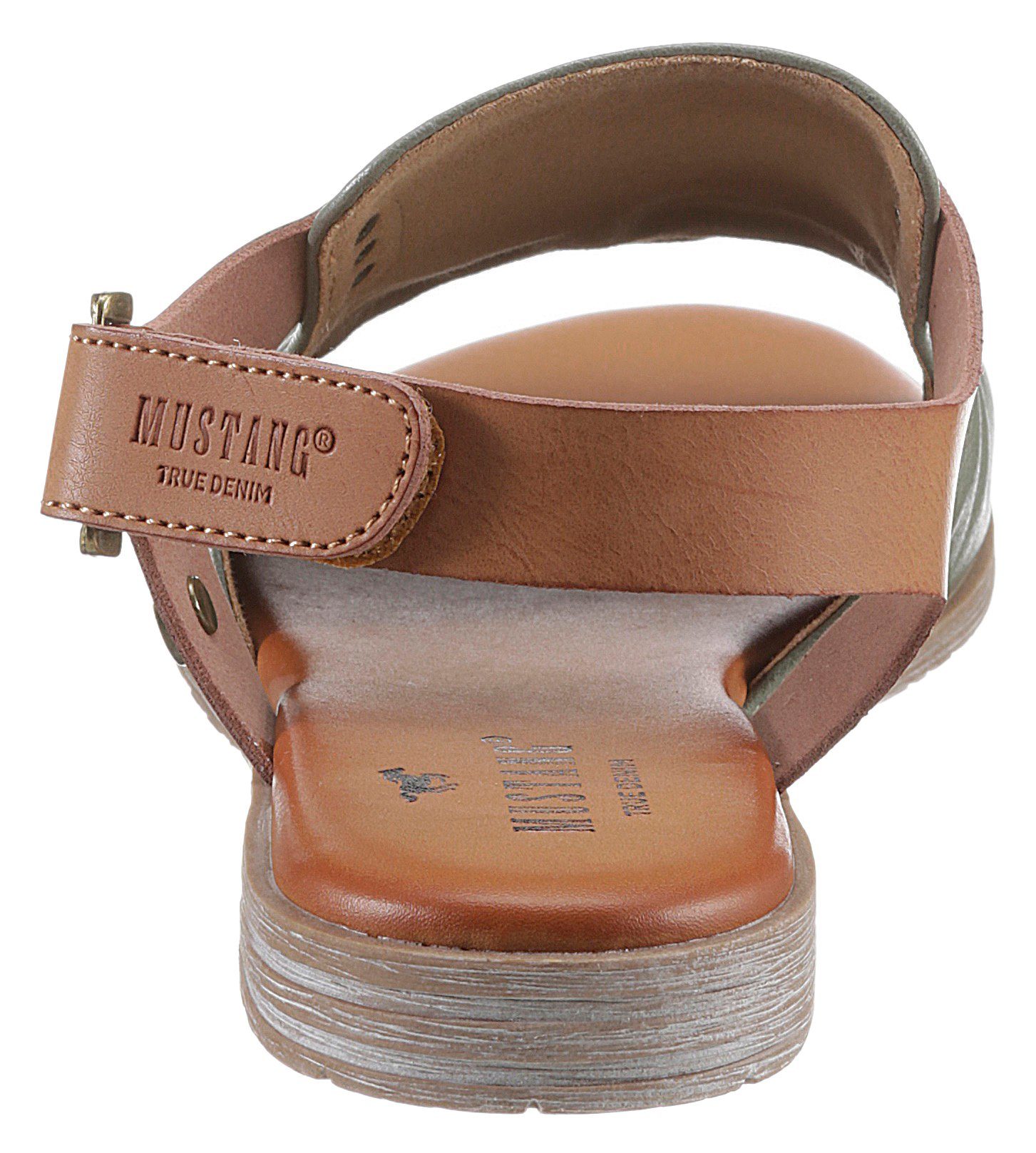 Mustang Shoes Sandalen zomerschoen, sandaal, blokhak, met klittenbandsluiting