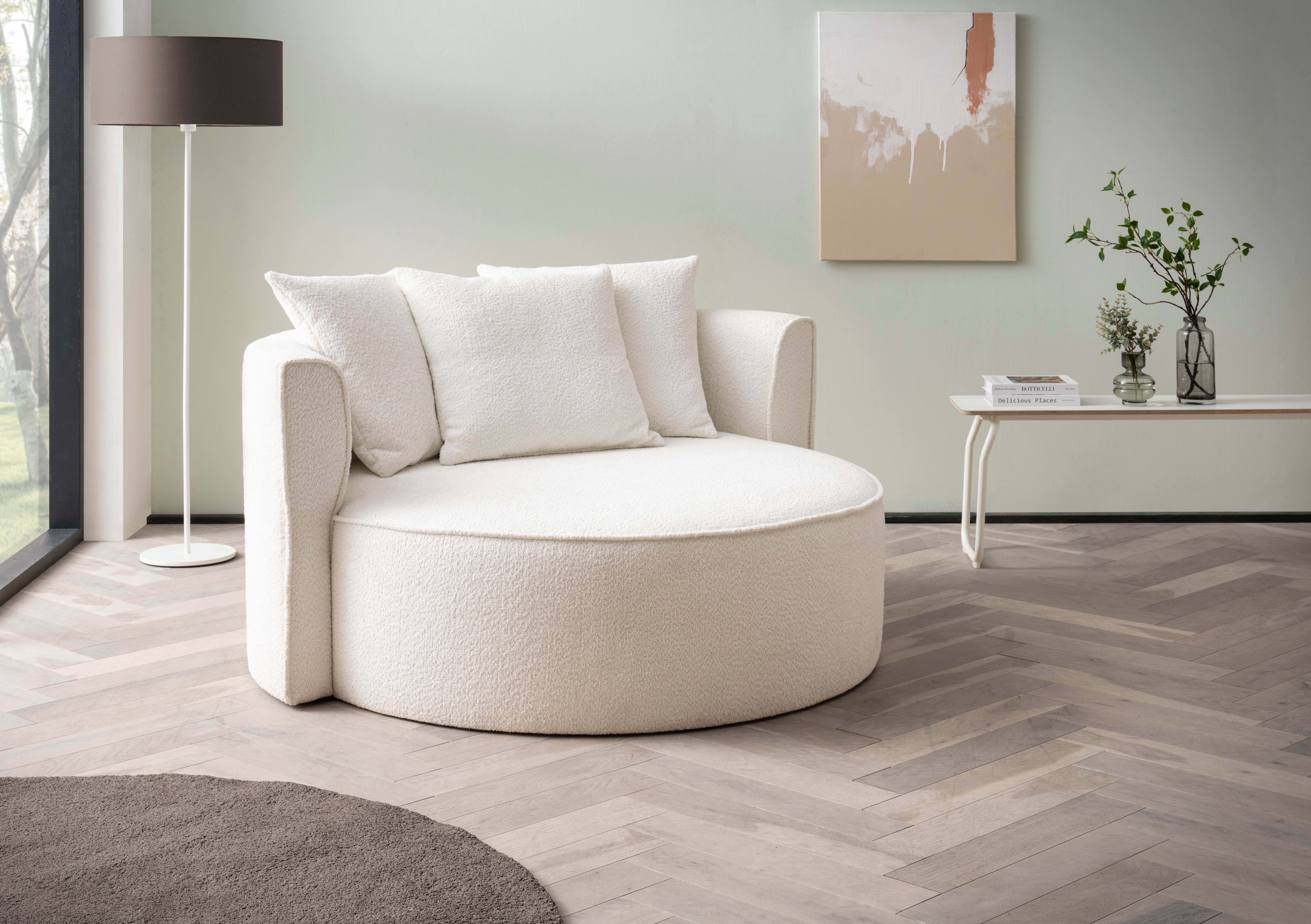 LeGer Home by Lena Gercke XXL-fauteuil Isalie, stoel in moderne kleuren, leesstoel, loveseat, grote stoel