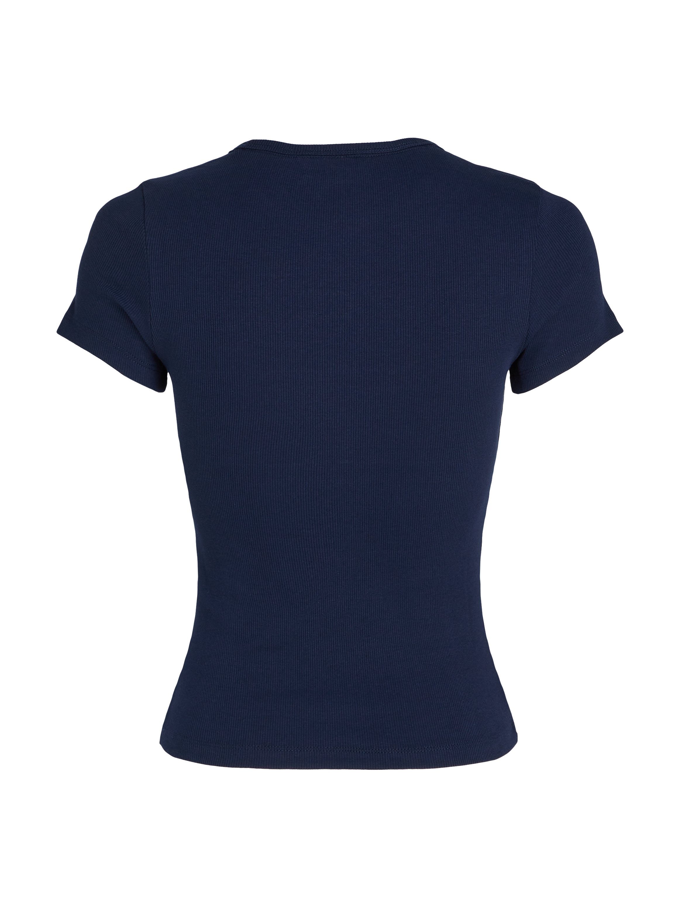 TOMMY JEANS T-shirt TJW SLIM BADGE RIB TEE