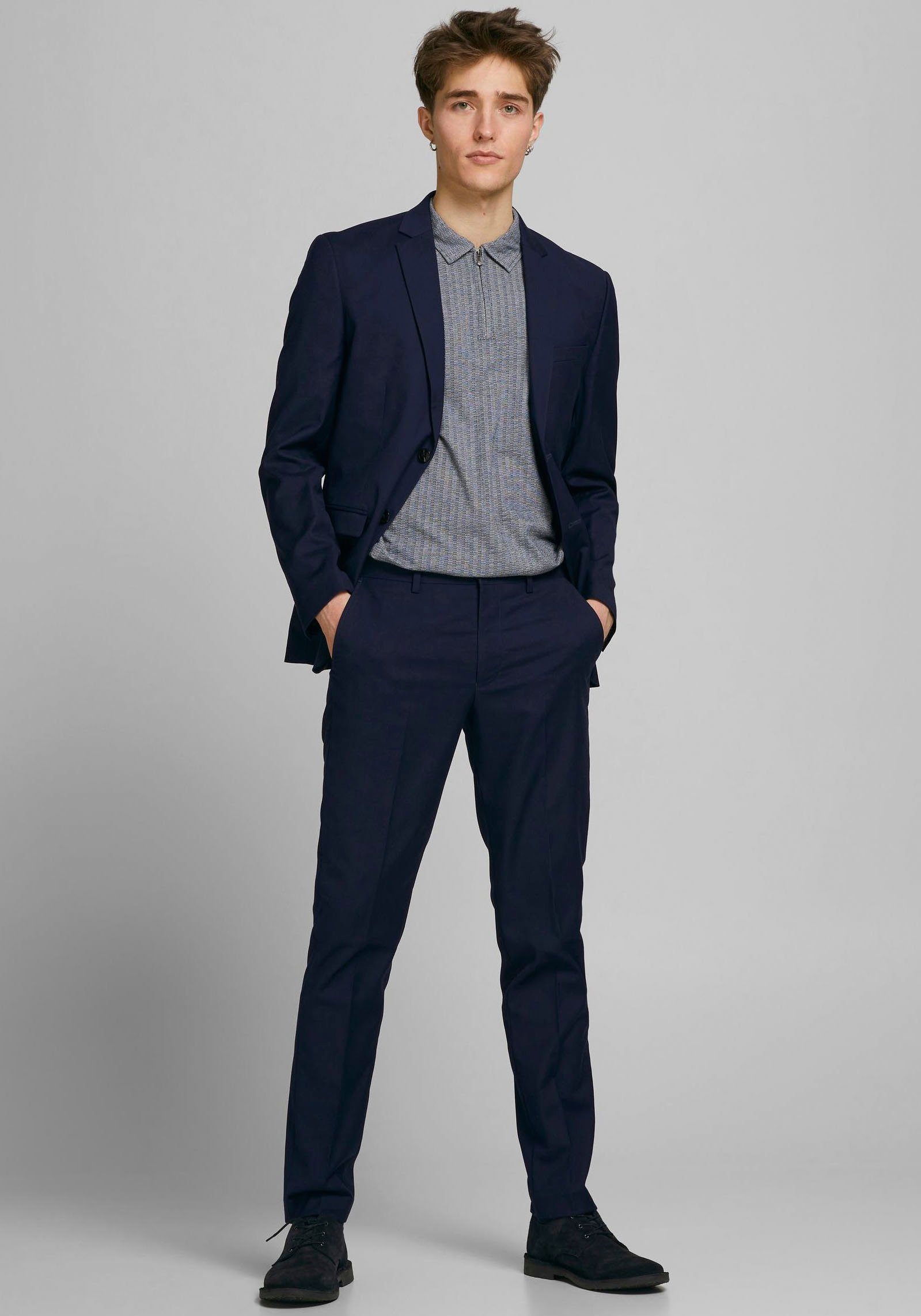 Jack & Jones Pak JPRFRANCO SUIT NOOS (2-delig) heren kostuums maat 48 blauw