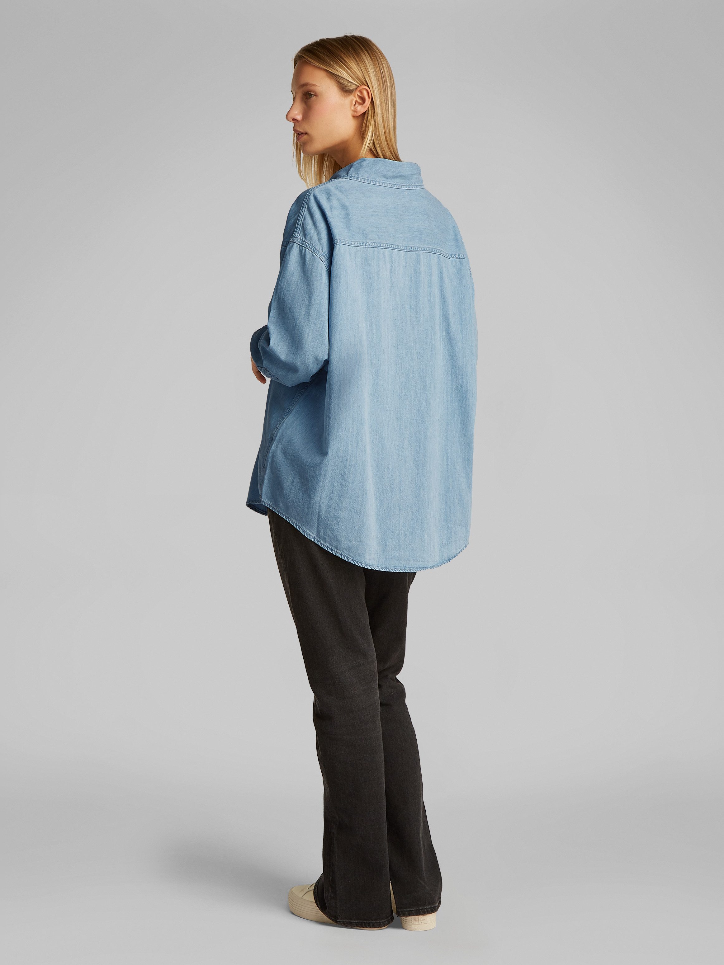 Calvin Klein Jeans blouse OVERSIZED LS DENIM SHIRT