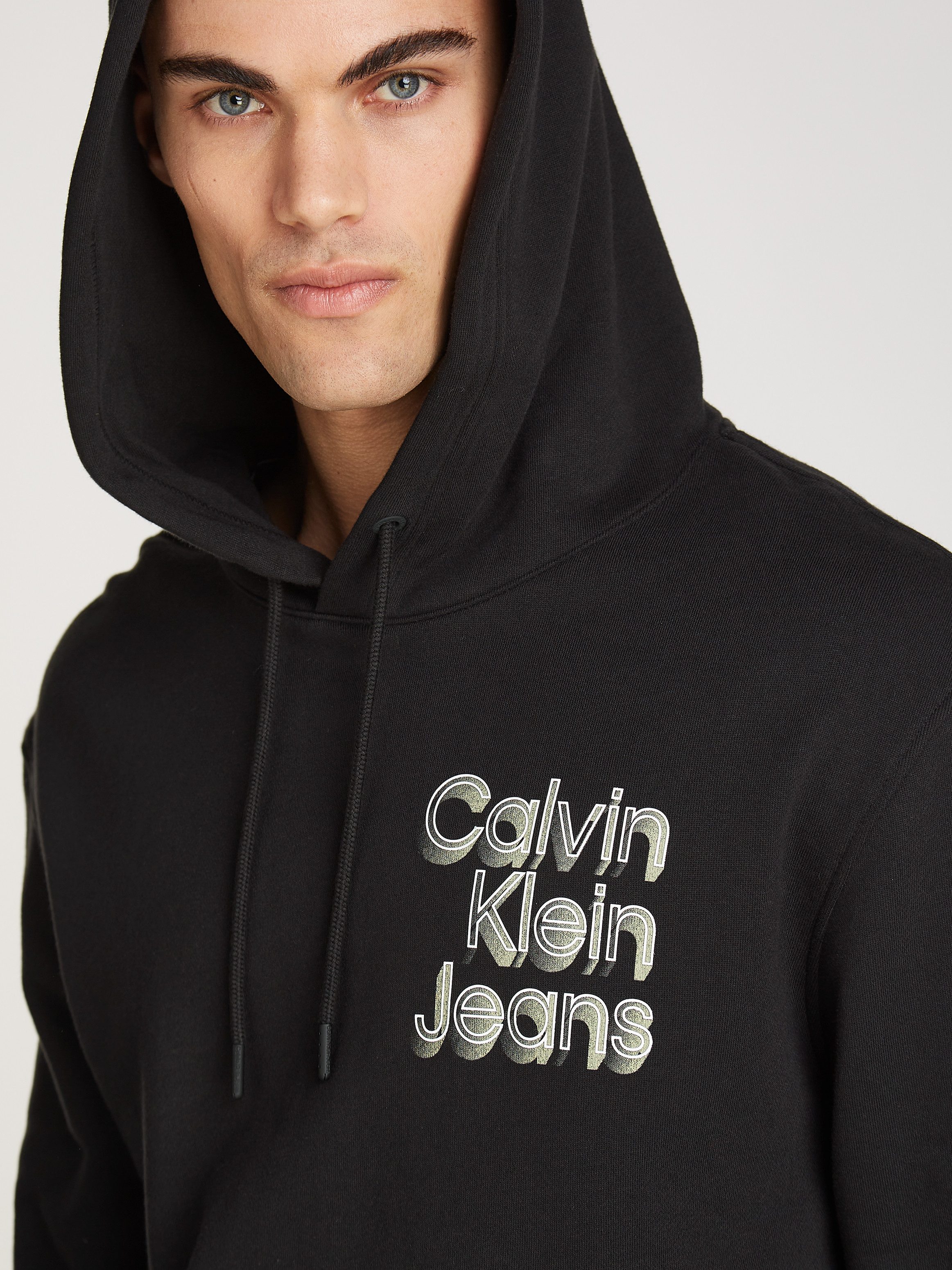 Calvin Klein Hoodie STACKED EUPHORIC LOGO HOODIE