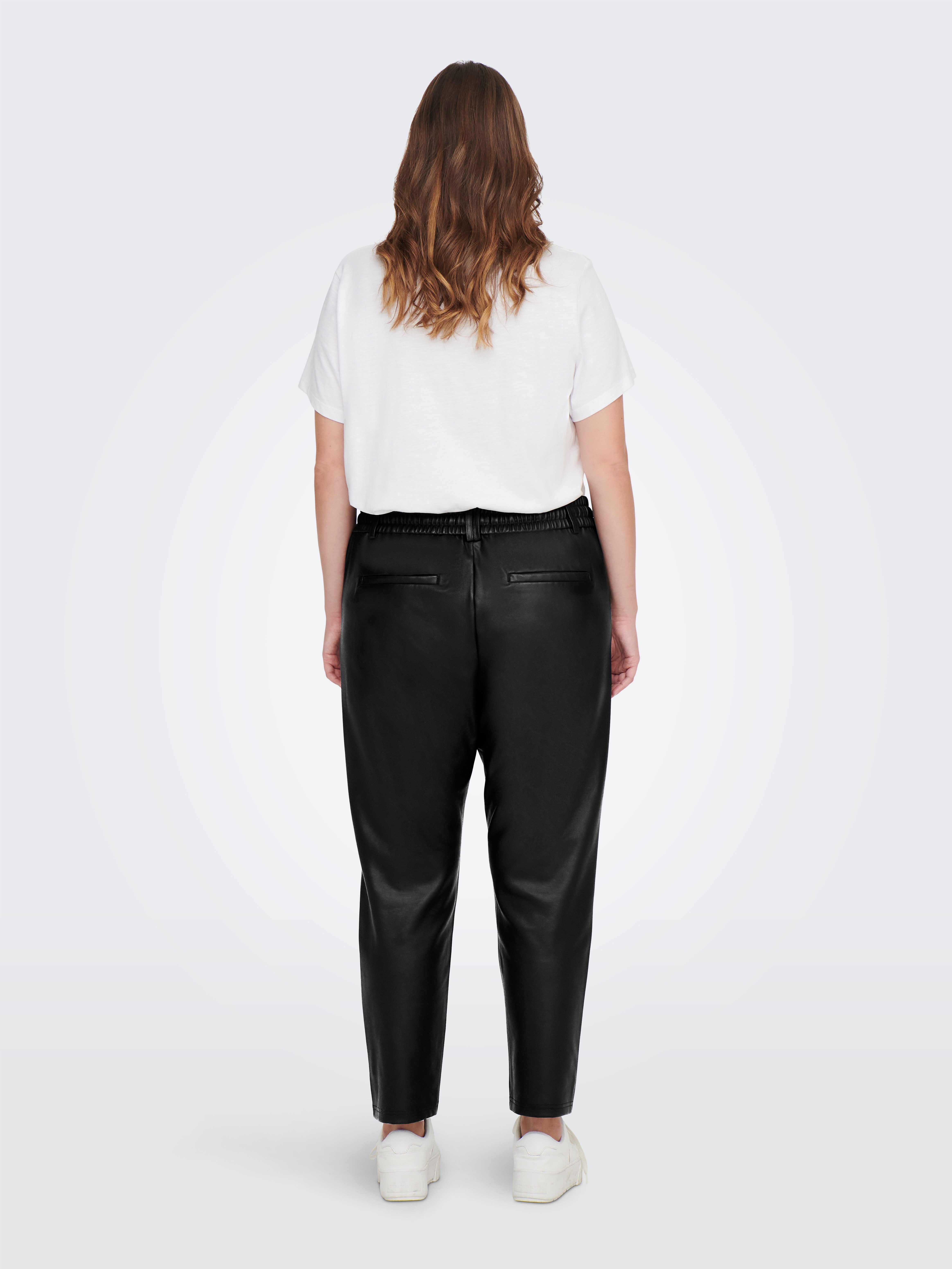 ONLY CARMAKOMA Imitatieleren broek