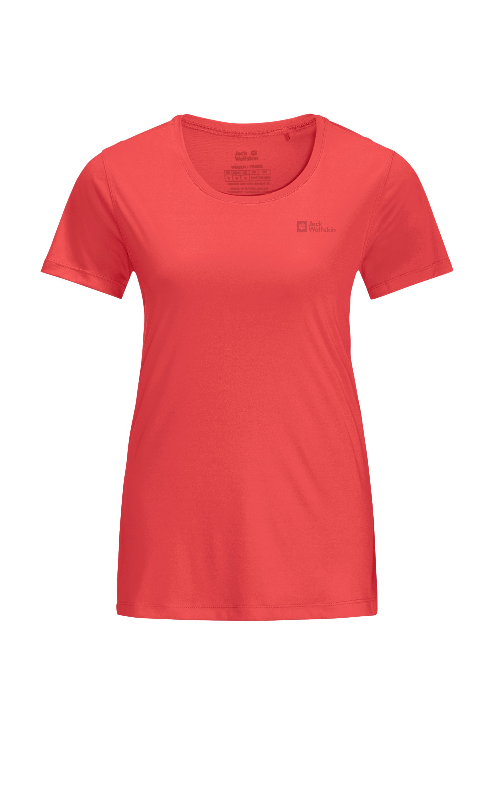 Jack Wolfskin T-shirt TECH T W met actief vochtbeheer en frisheidsfunctie