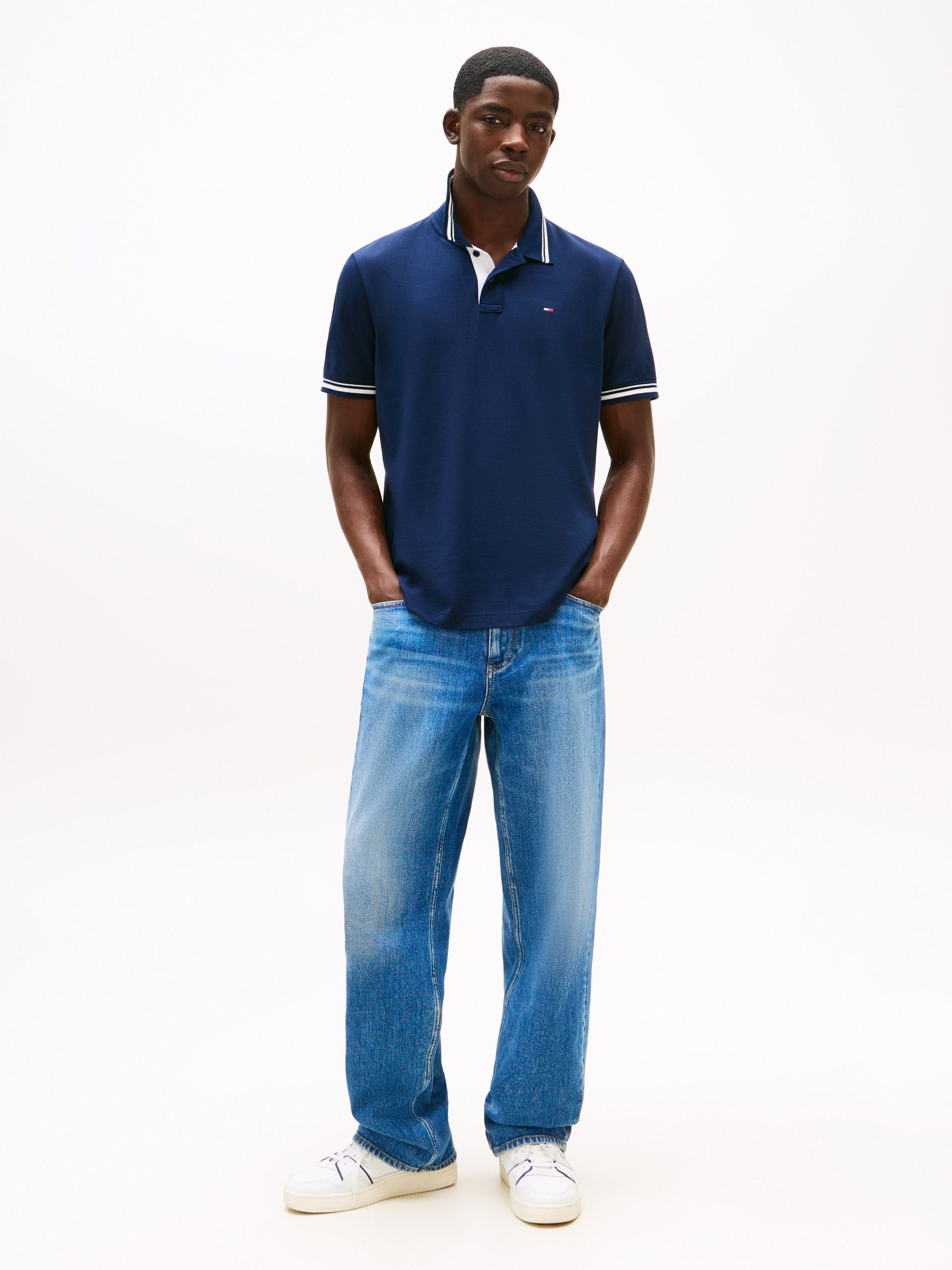 TOMMY JEANS Poloshirt TJM REG TIPPED POLO EXT
