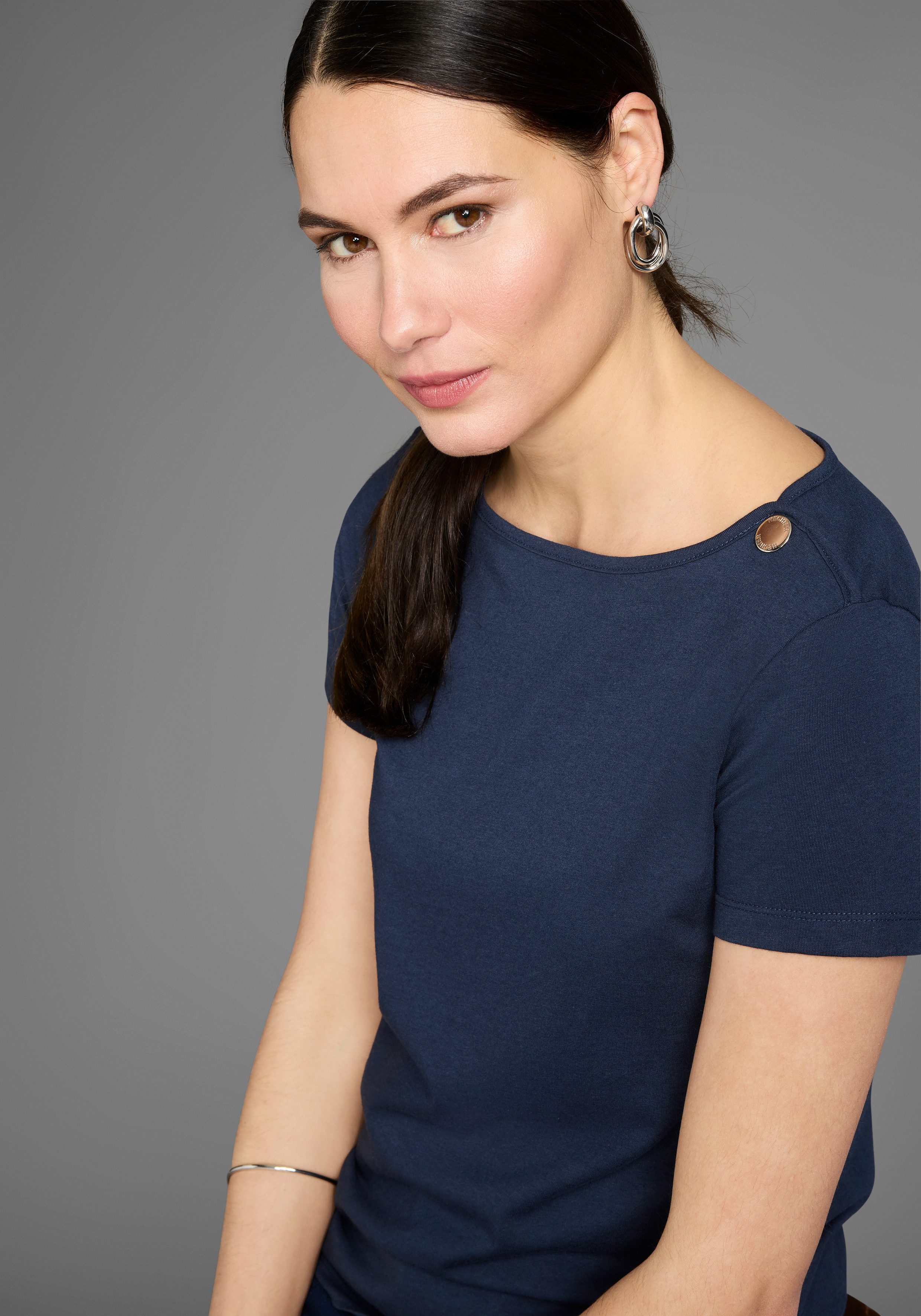 HECHTER PARIS Shirt met ronde hals