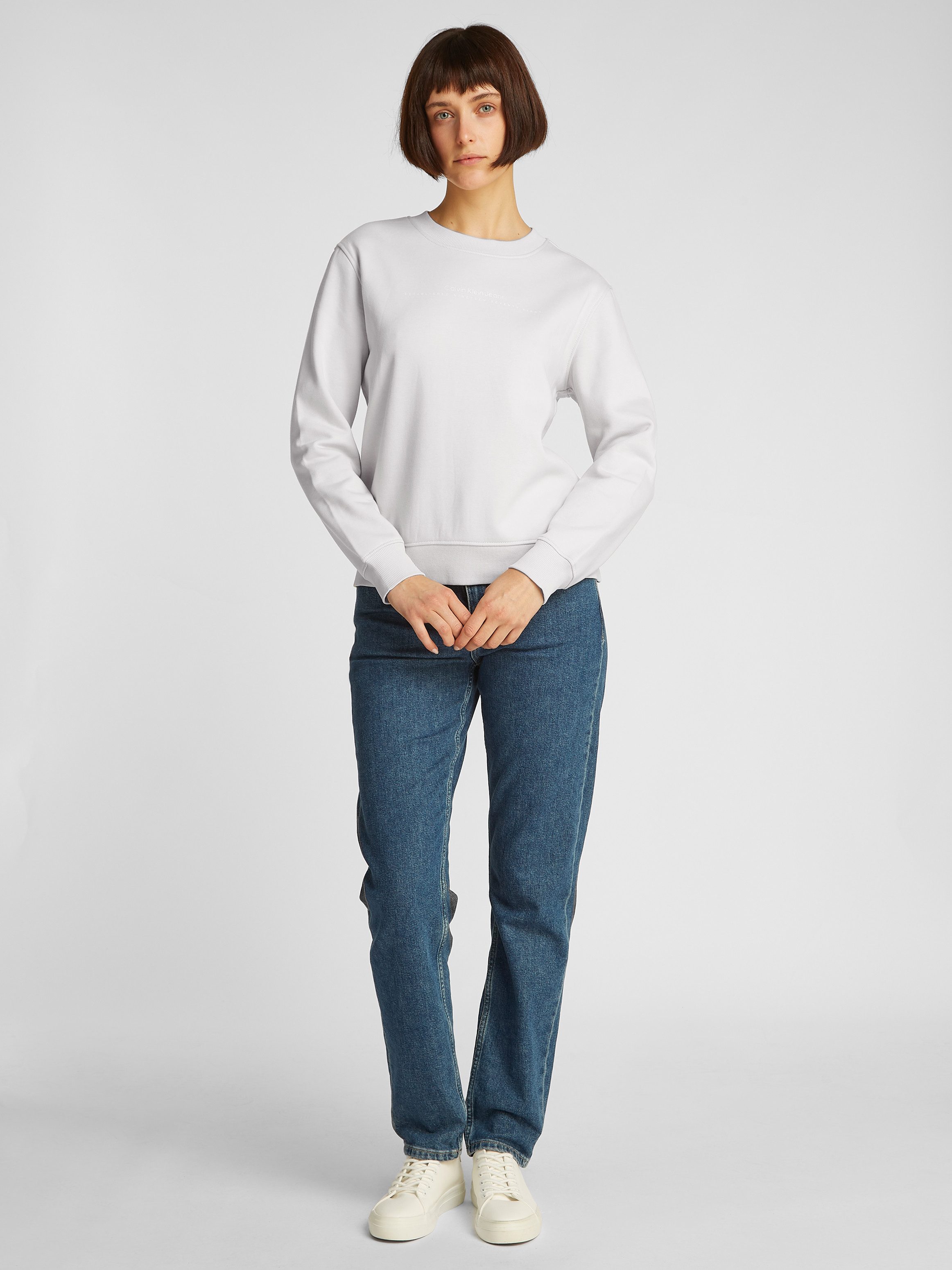 Calvin Klein Sweatshirt INSTITUTIONAL GRAPHIC CREWNECK