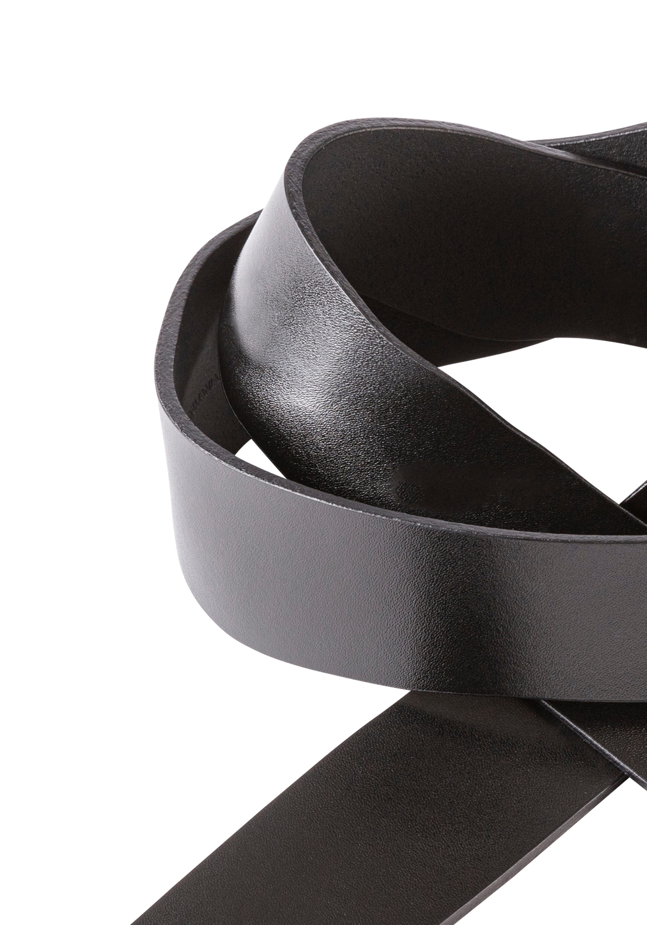 Boss Leren riem Ther-Flag-E_Sz35 met stijlvolle merkdetaillering