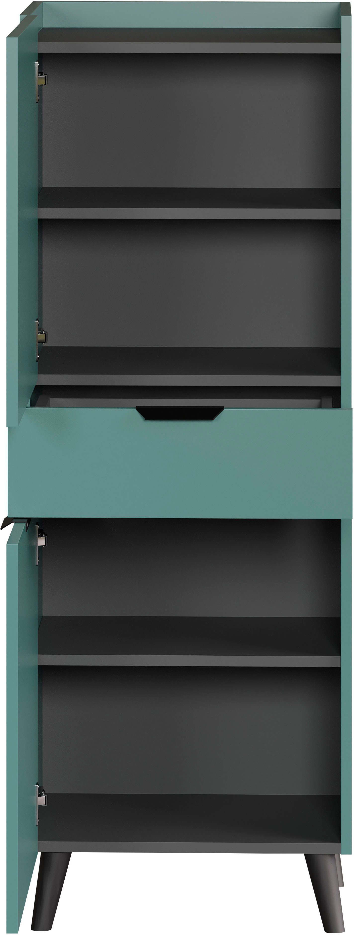 andas Highboard Mikkeline Opbergkast, B / H: ca. 49 / 140 cm (1 stuk)