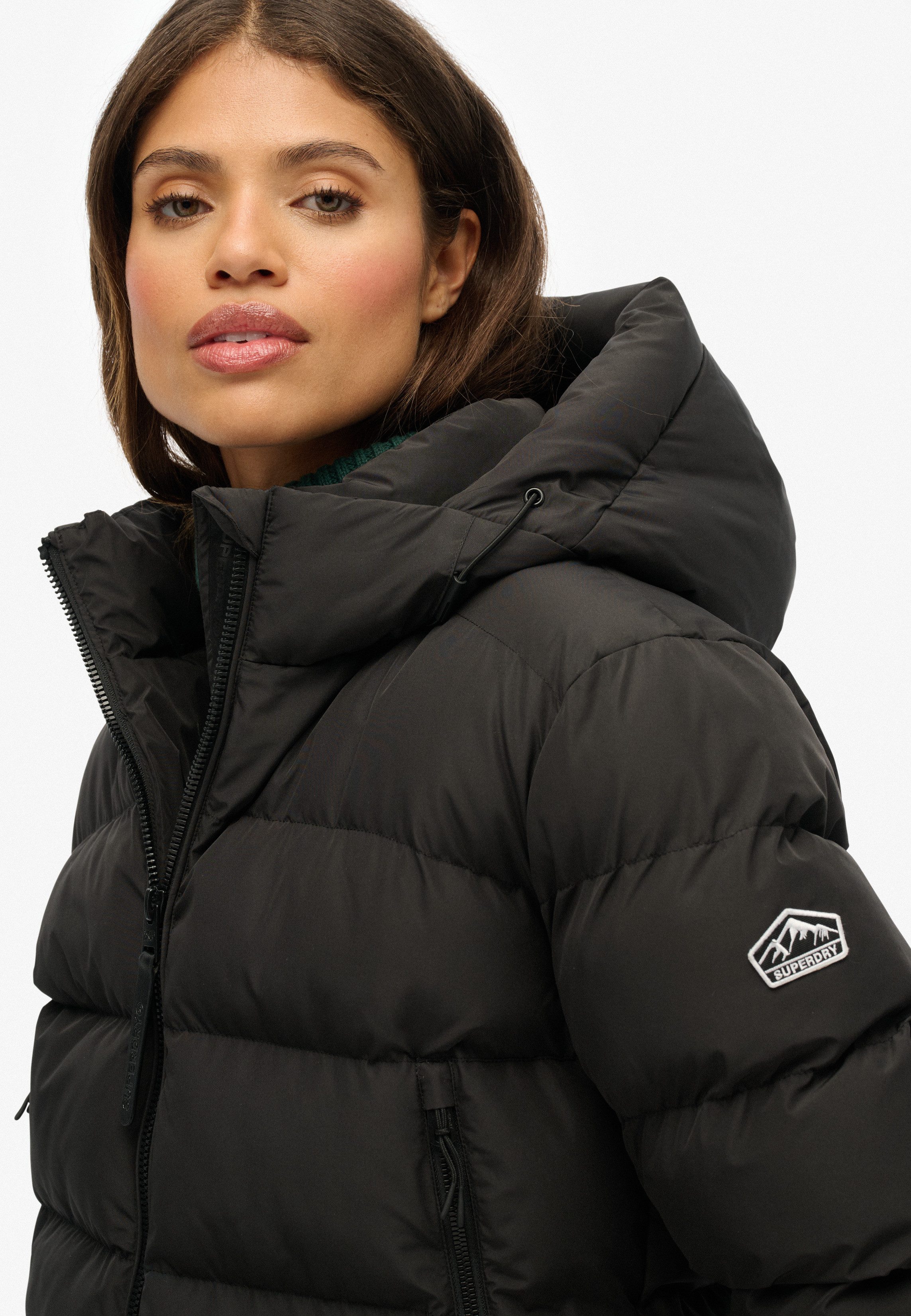 Superdry Gewatteerde jas HOODED SPORTS PUFFER JACKET