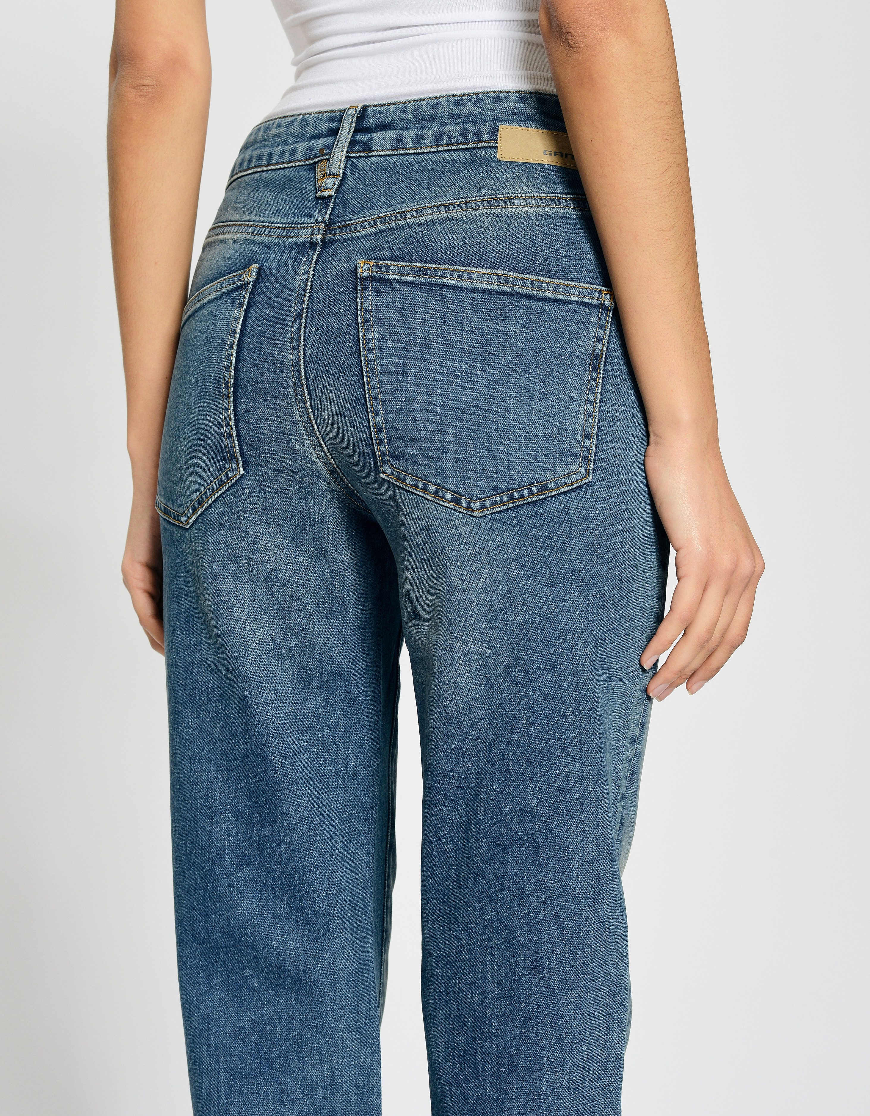 GANG Straight jeans 94SOLEY exclusief ontwerp zonder opgerolde pijpen