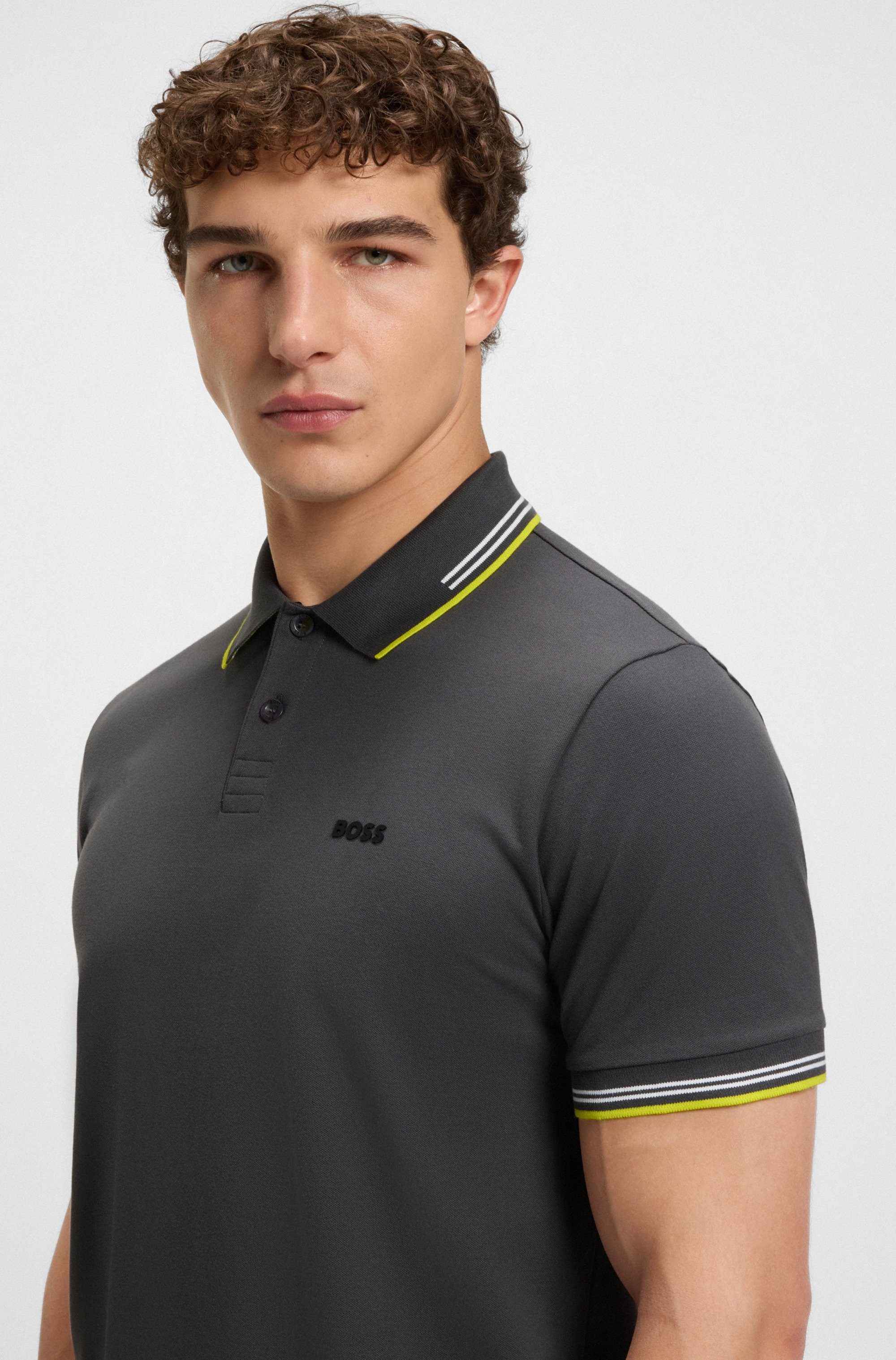 BOSS GREEN Poloshirt Paul met een polokraag