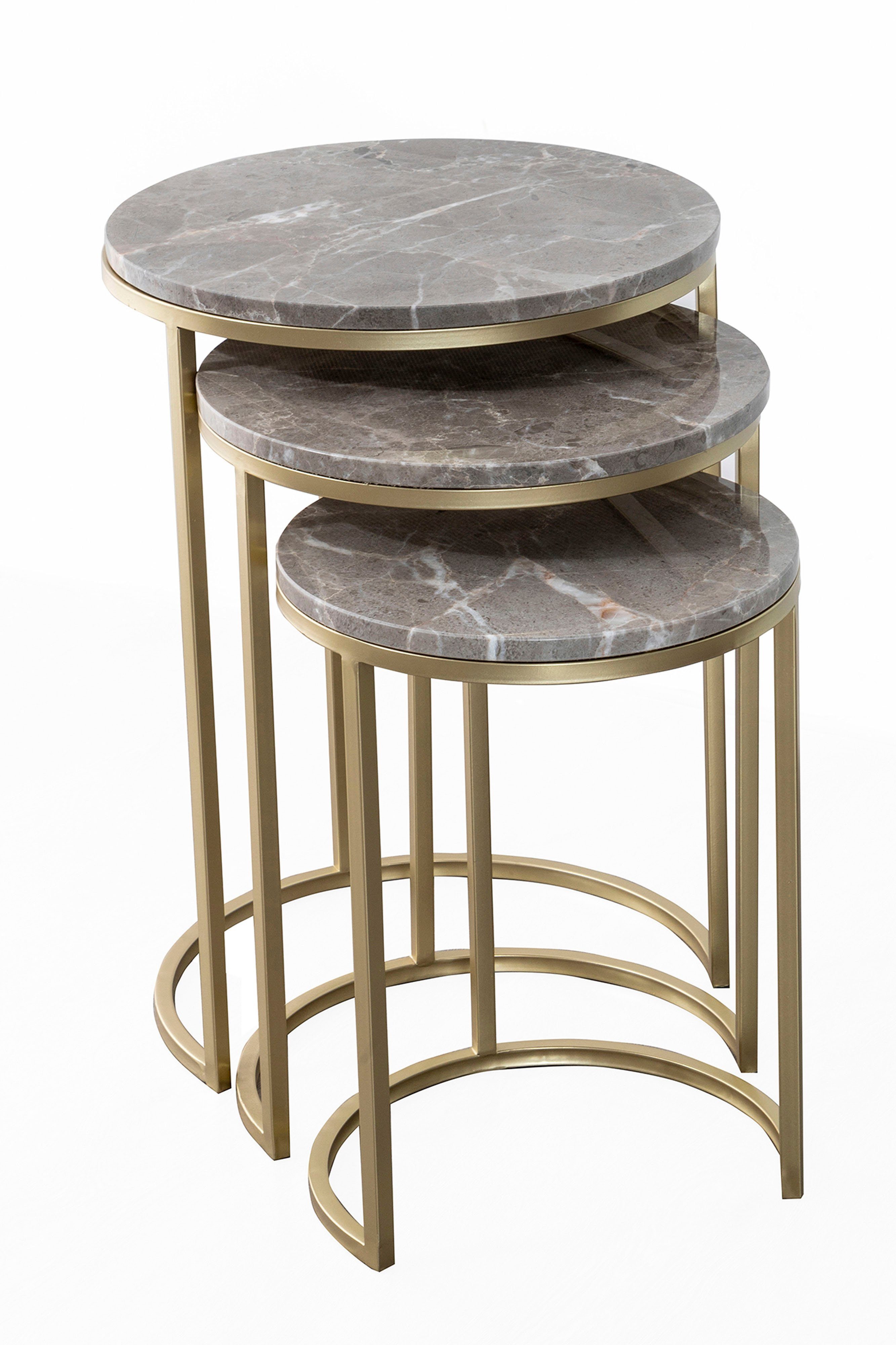 Kayoom Bijzettafel Tria 125 3-delige set, fascinerend en verfrissend (set, 3 stuks)