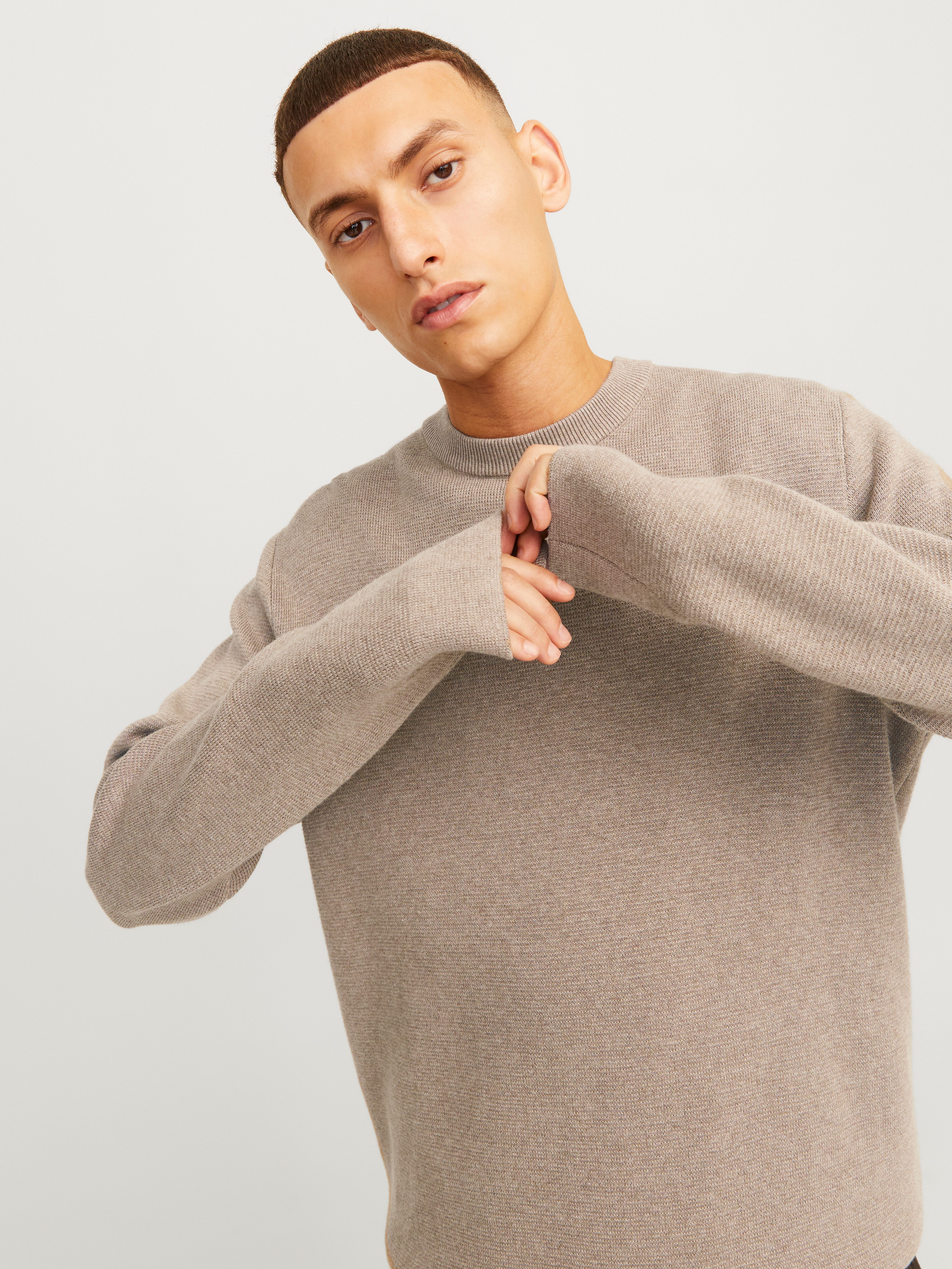 Jack & Jones Gebreide trui JPRBLAMILANO STITCH KNIT CREW NECK SN
