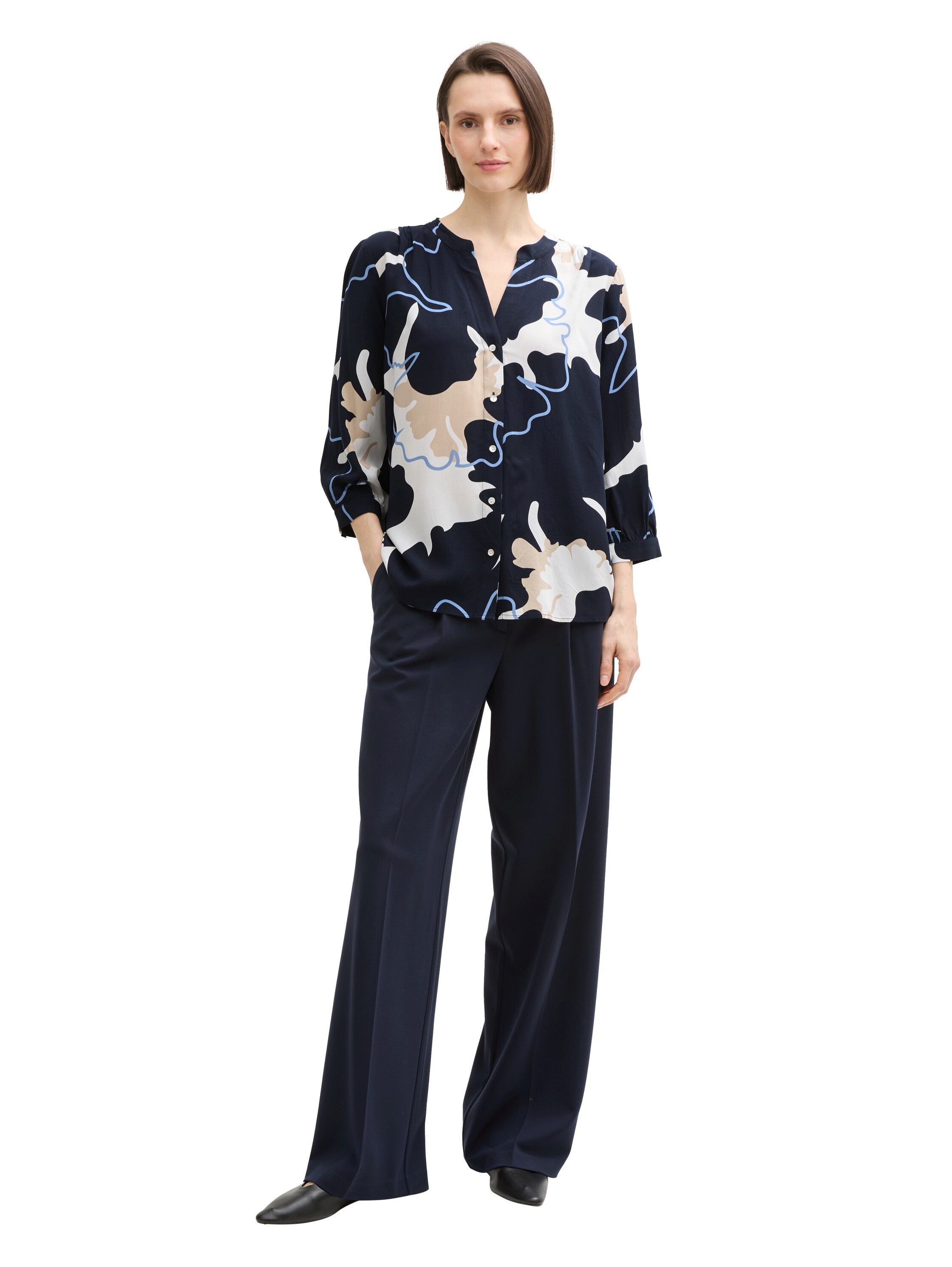 Tom Tailor Klassieke blouse met print all-over