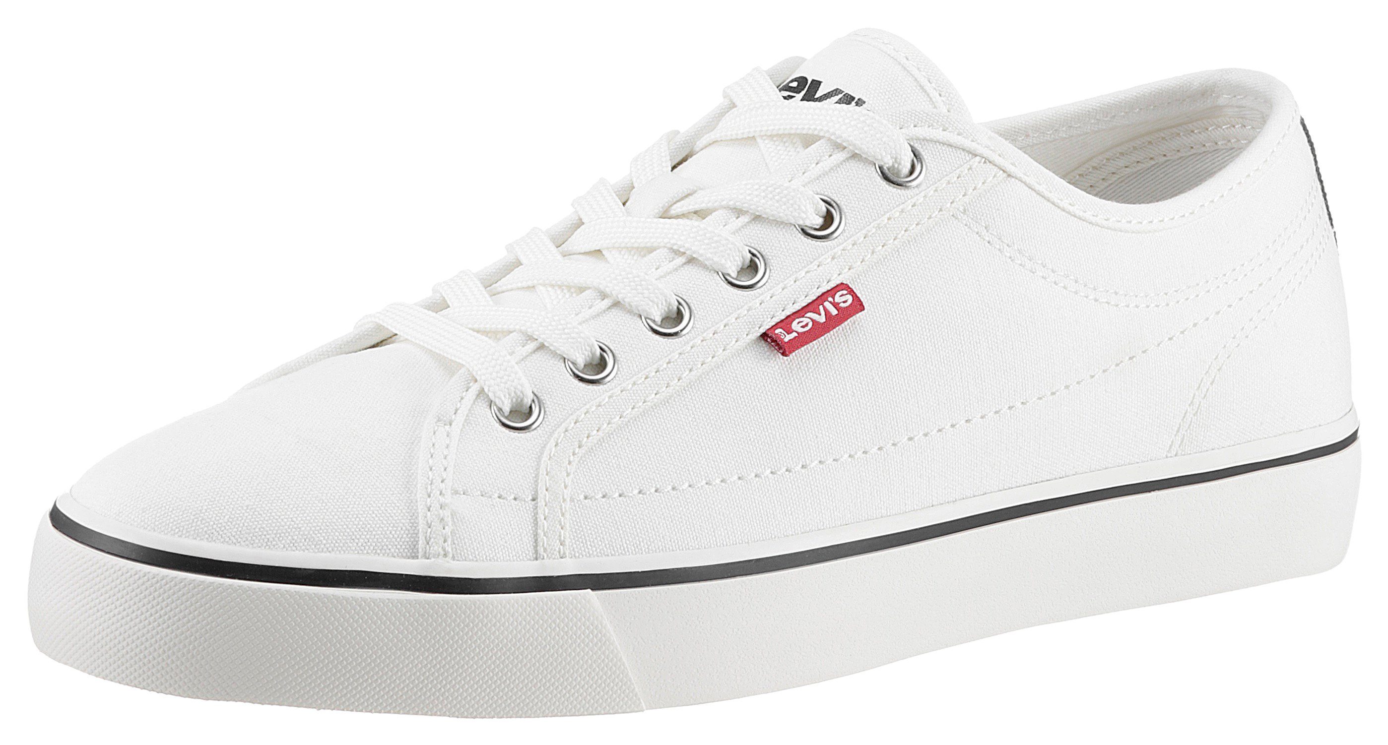 Levi's® Sneakers HERNAN , vrijetijdsschoen, lage schoen, veterschoen met 6-voudige perforatie