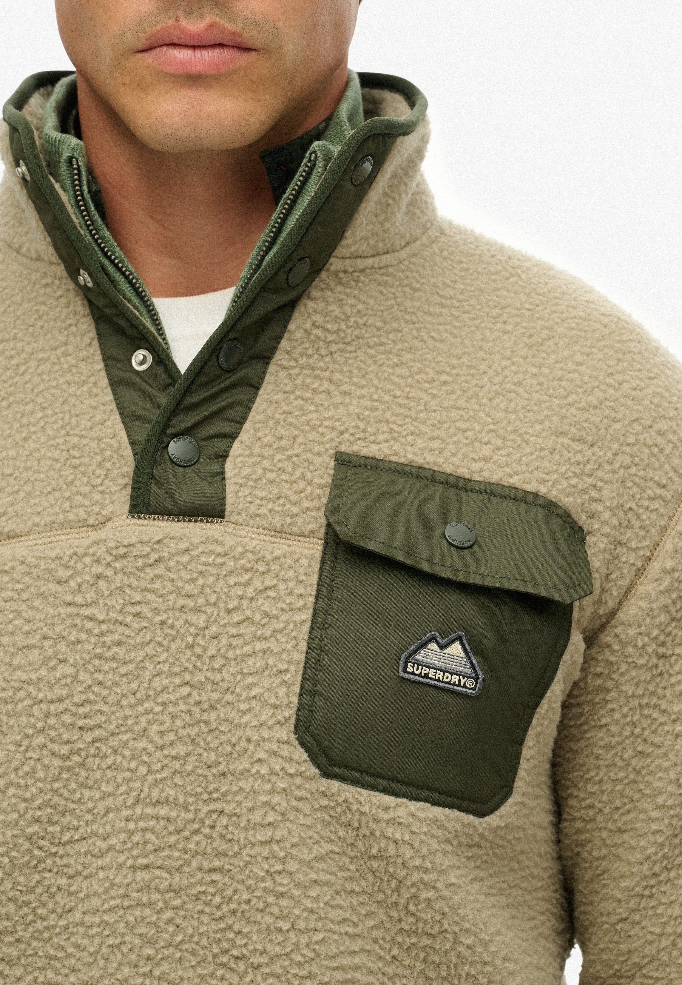 Superdry Sweatshirt FUJI FLEECE HENLEY