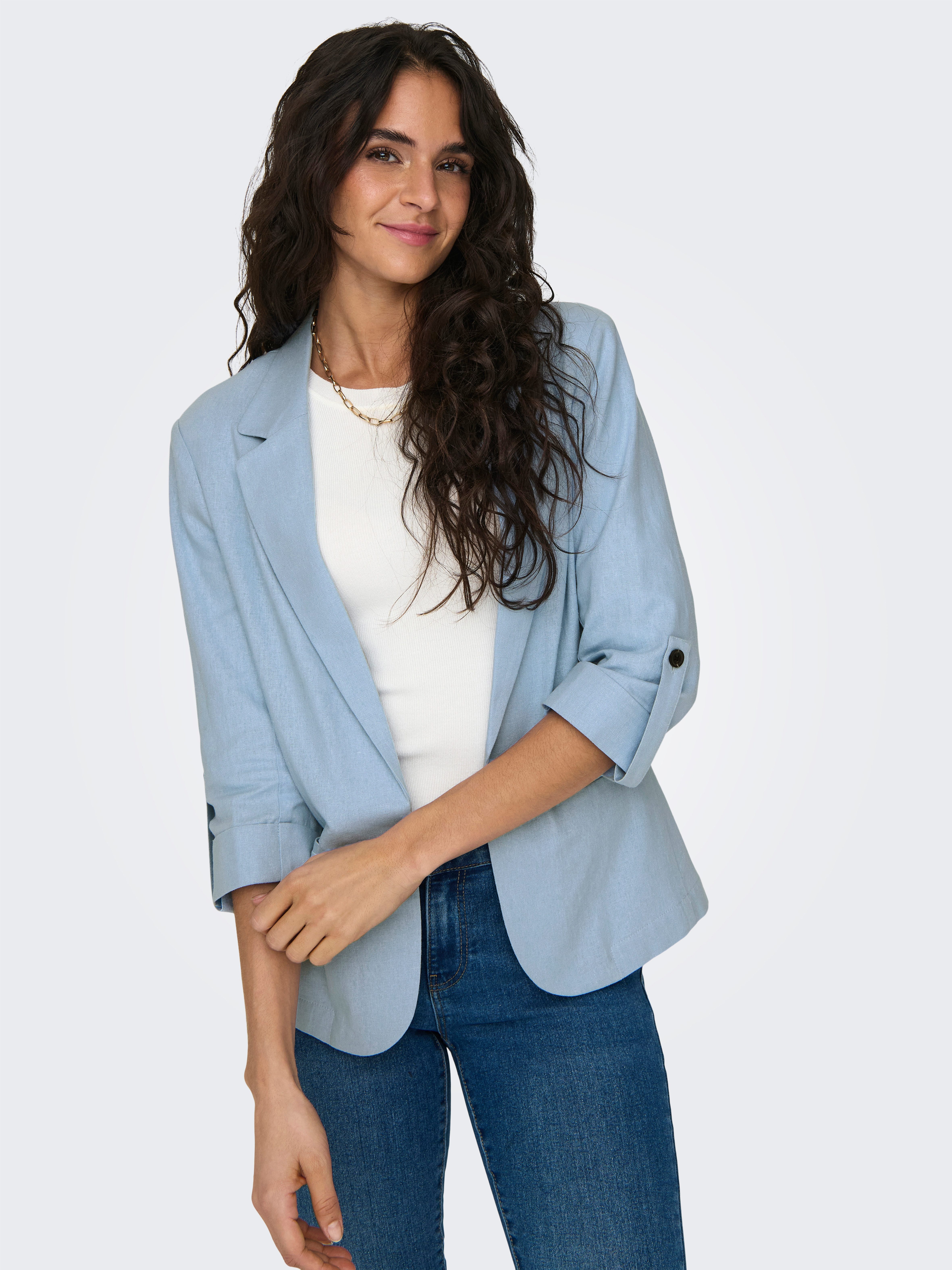 Only Lange blazer ONLCARO 3/4 UNLINED BLAZER CC TLR