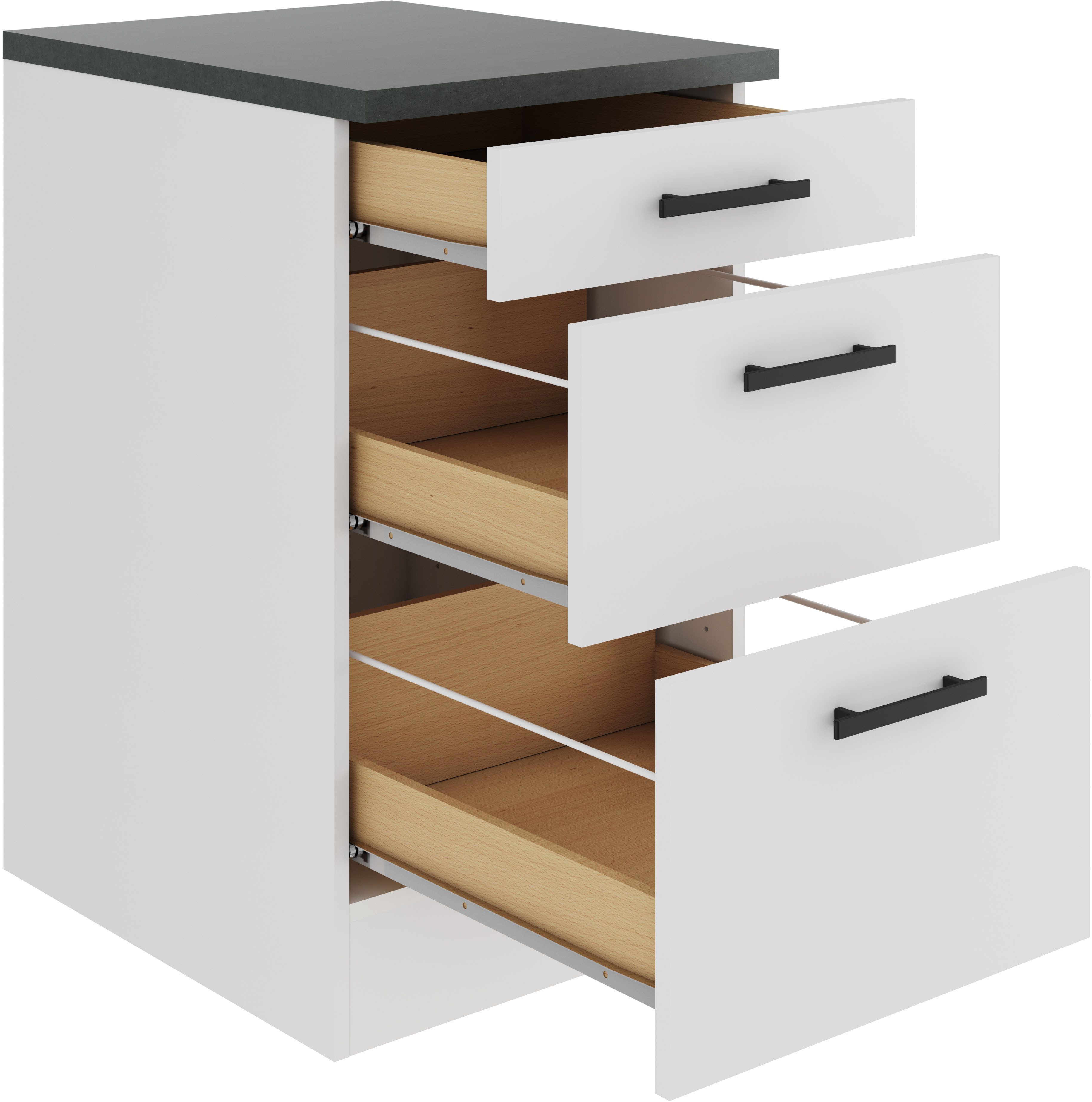 OPTIFIT Onderkast Palma Breedte 50 cm, met 3 lades