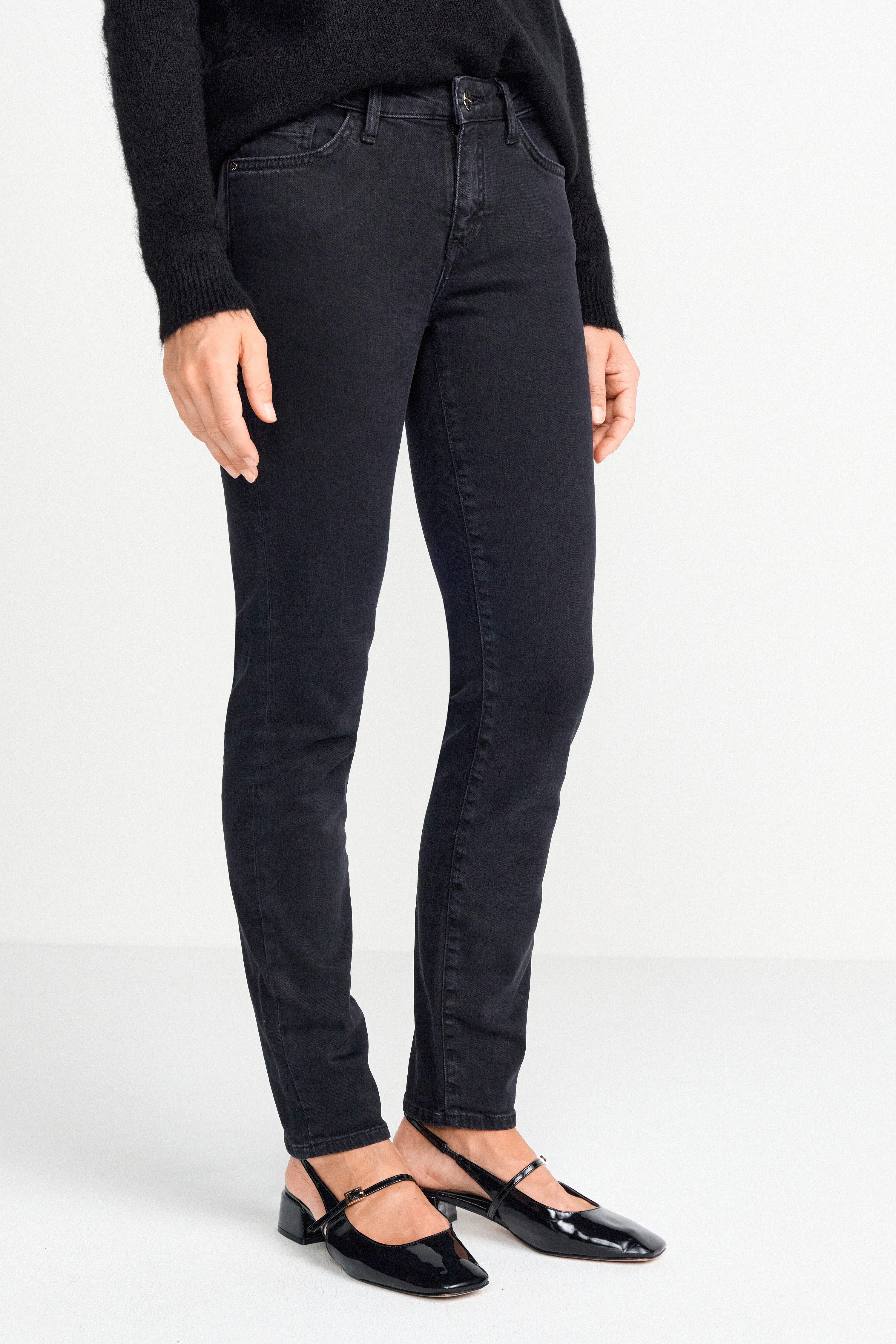 Rich & Royal Skinny fit jeans in cleane look dames skinny jeans maat 25 zwart