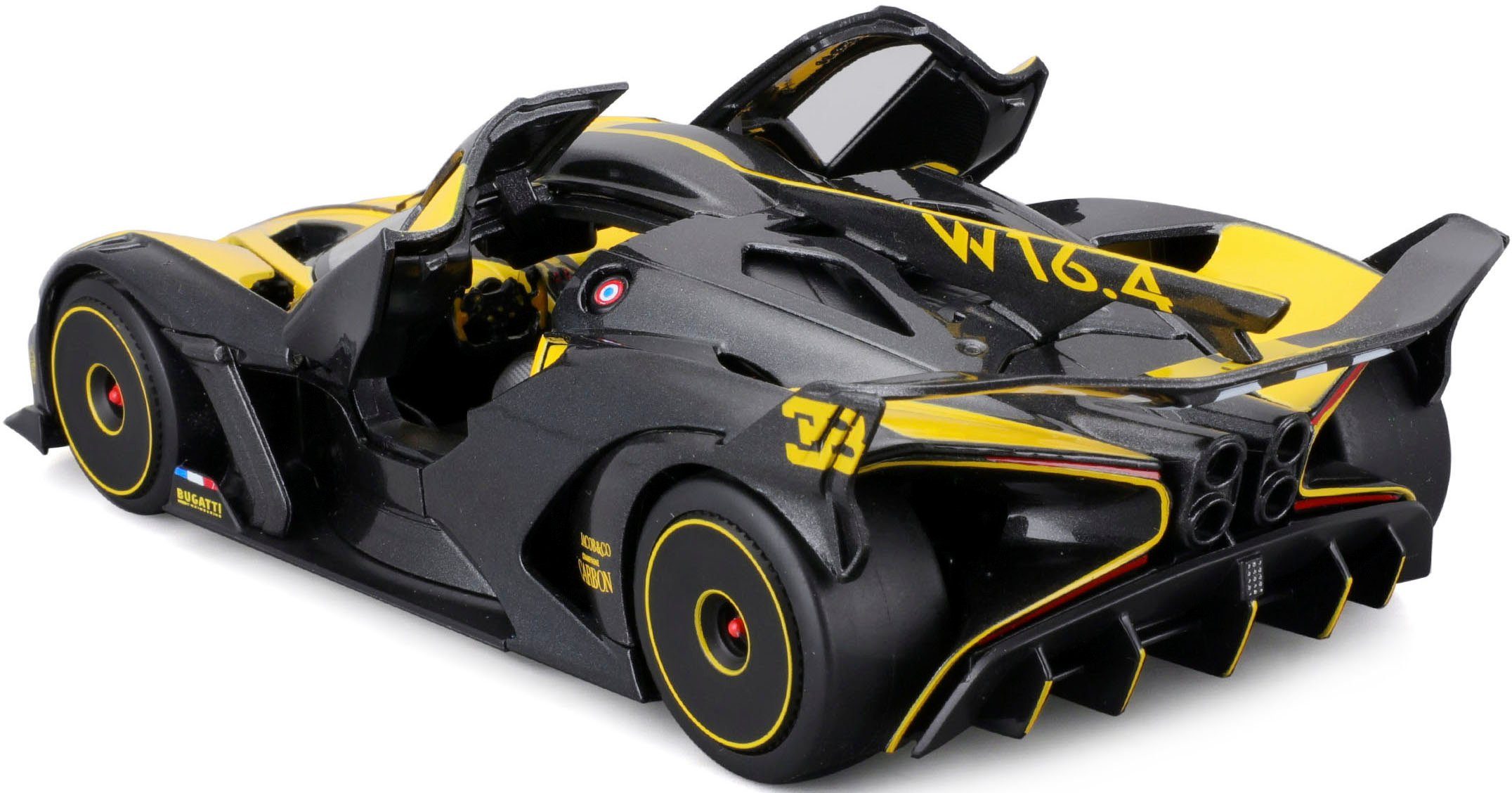 Maisto® Auto op schaal Bugatti Bolide, geel