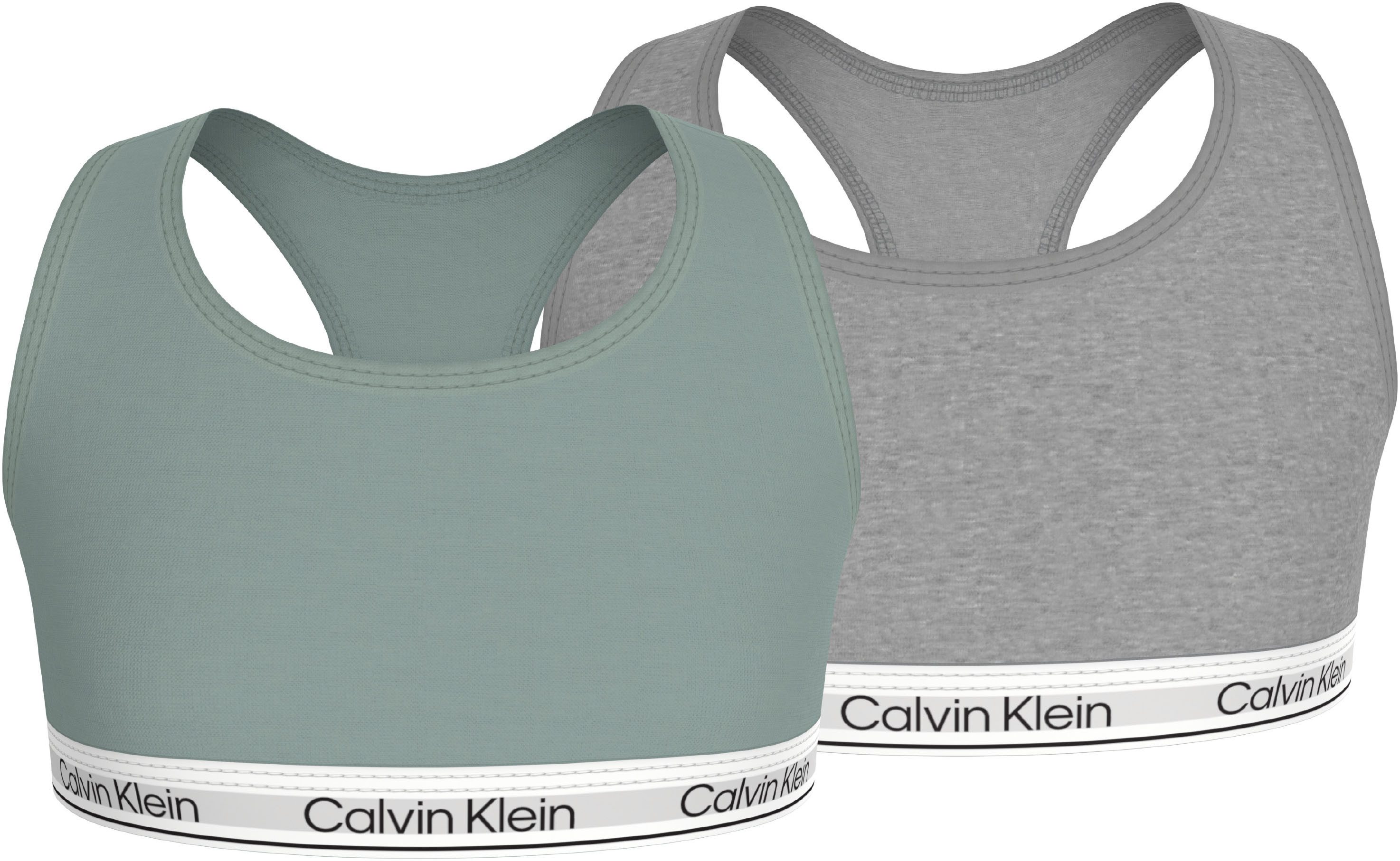 Calvin Klein Bralette 2PK BRALETTE voor kinderen tot 16 jaar, met racerback (set, 2-delig)