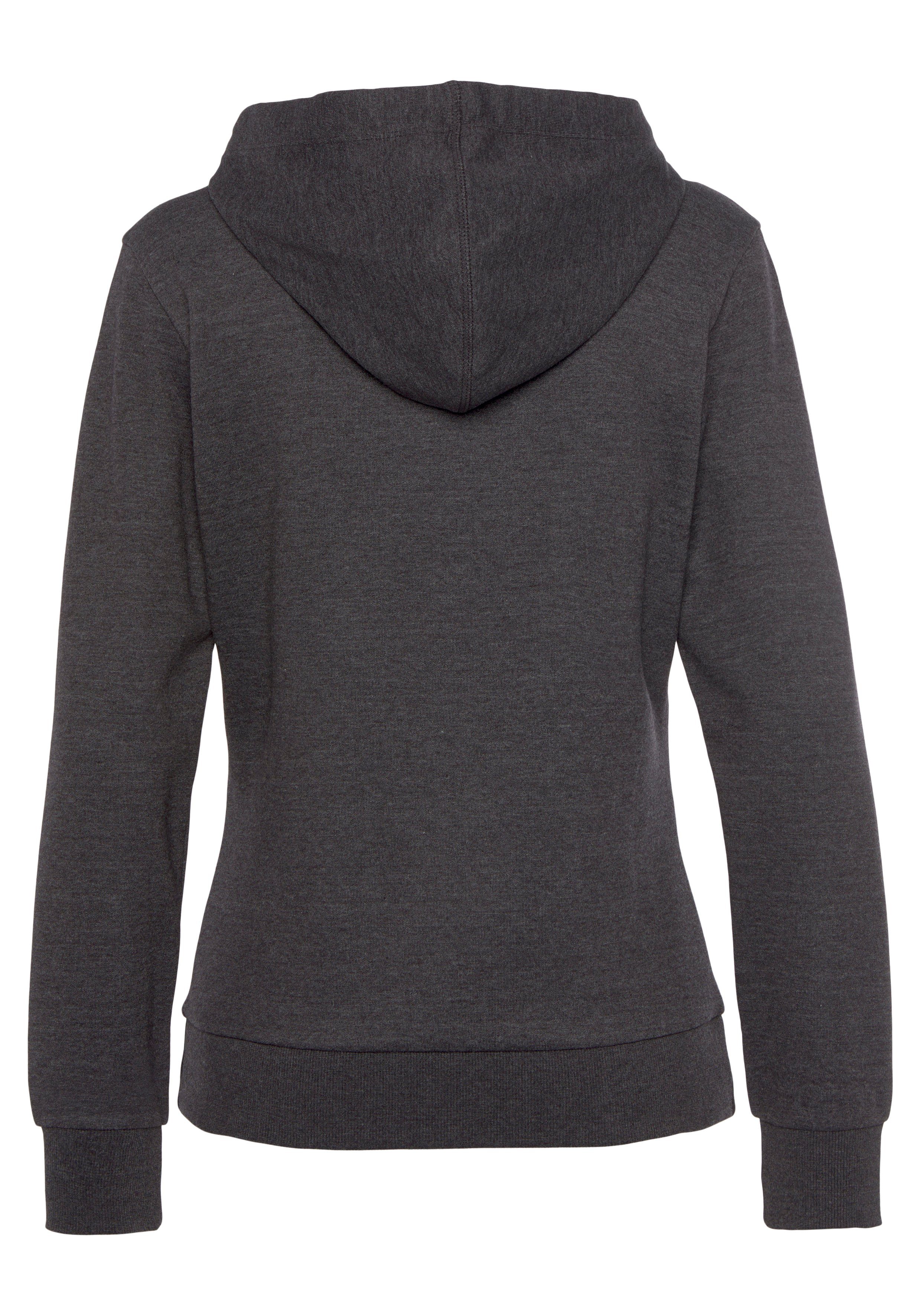 Bench. Loungewear Hoodie -lounge hoodie- met glanzende logo-borduurwerk, loungewear, loungepak