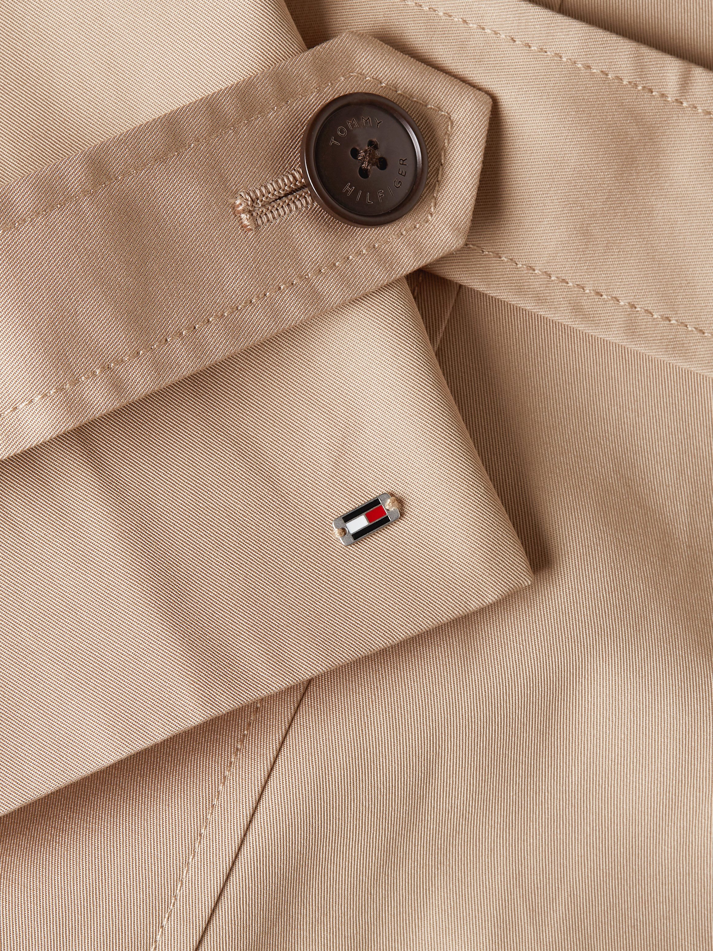 Tommy Hilfiger Trenchcoat COTTON DB SLIM FIT TRENCH met de kenmerkende trenchdetails