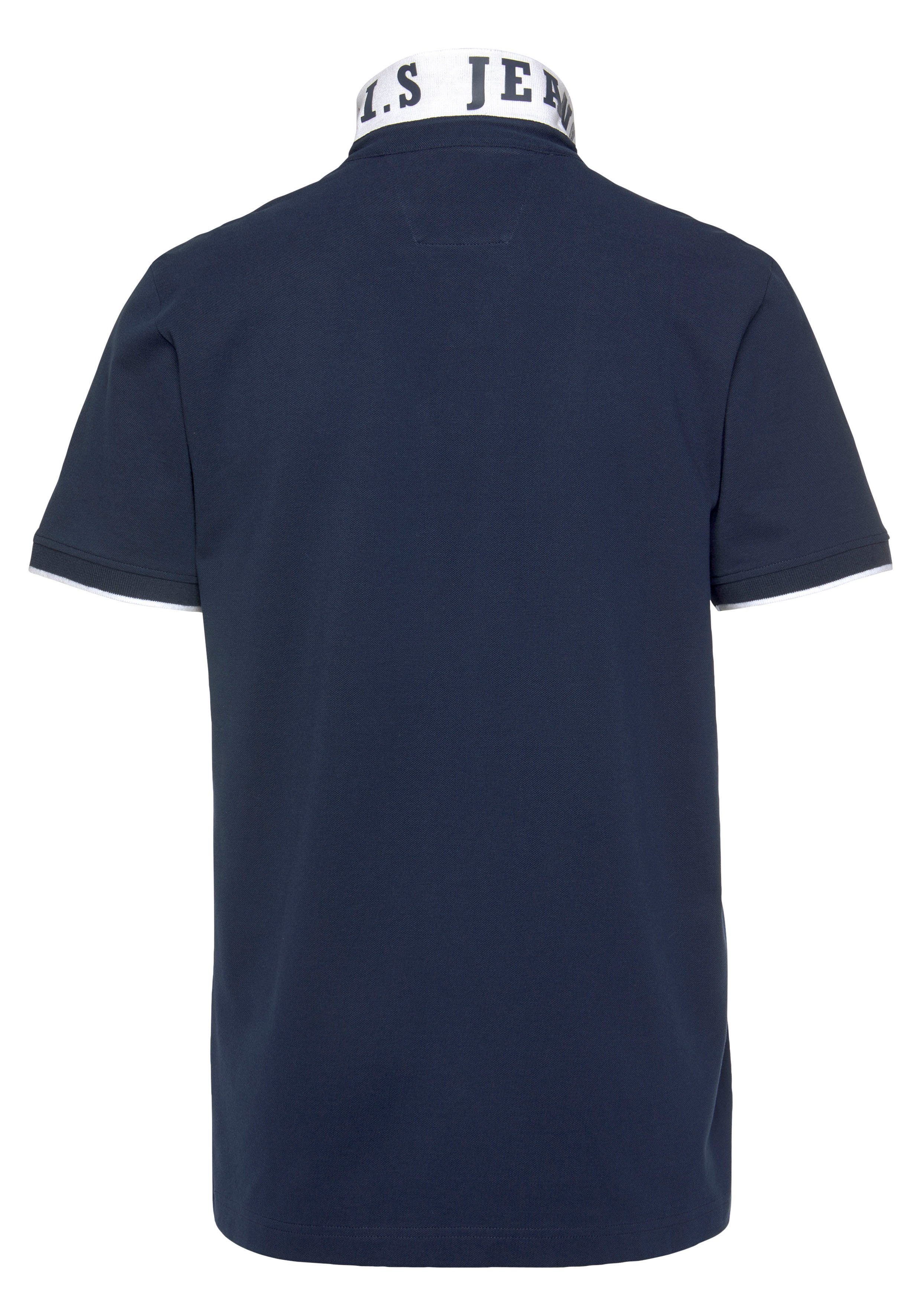 H.I.S Poloshirt Korte mouwen, smal gesneden, met polokraag, van piqué-stof